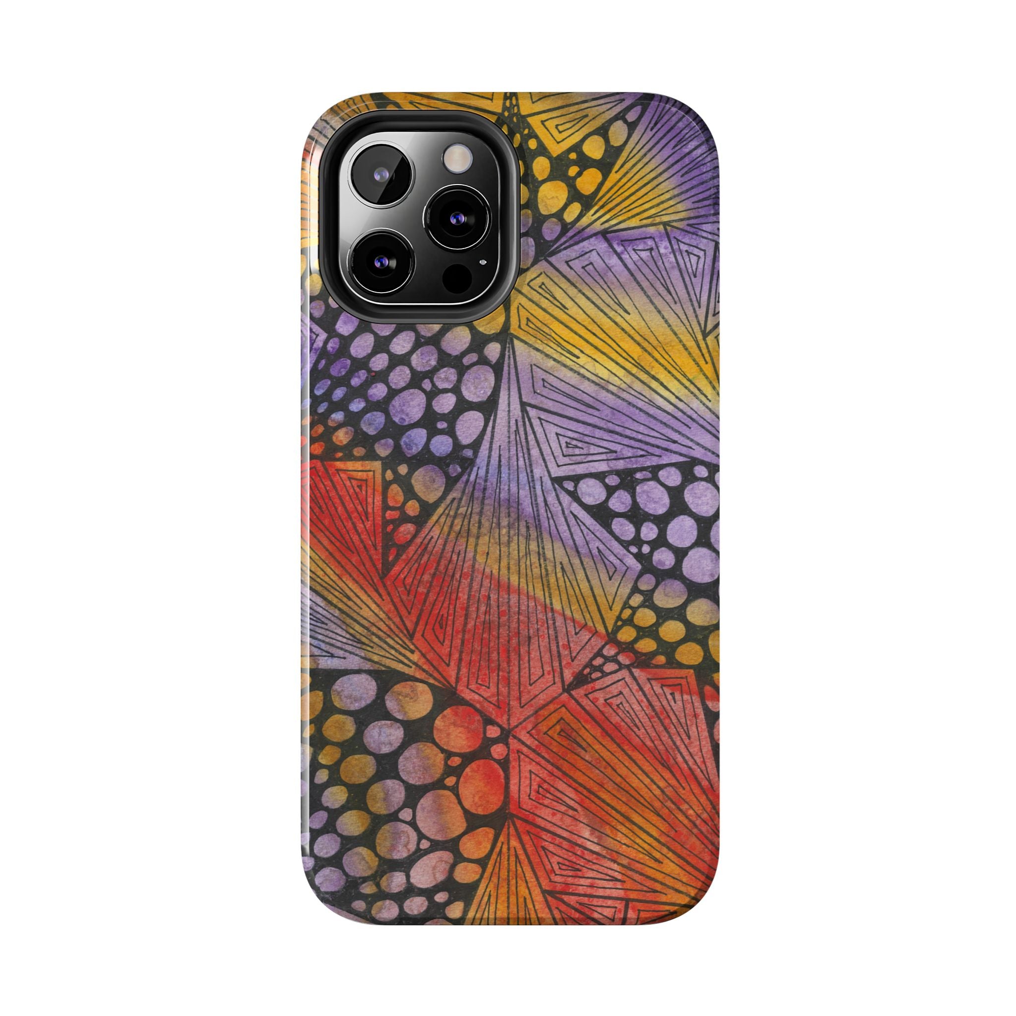 Tough Phone Case - All iPhones and Samsung Galaxys - Exciting Abstract Design #82 Fighting Delusions