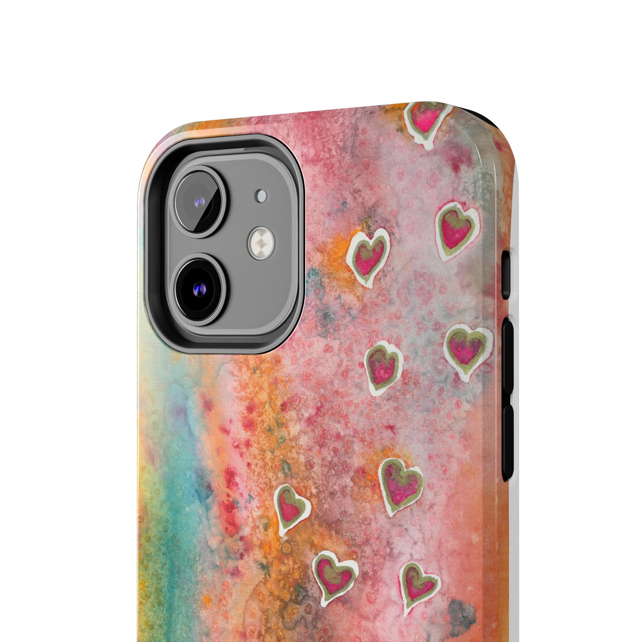 Tough Phone Case - All iPhones and Samsung Galaxys - Exciting Abstract Design #96 Love, Friendship, integrity