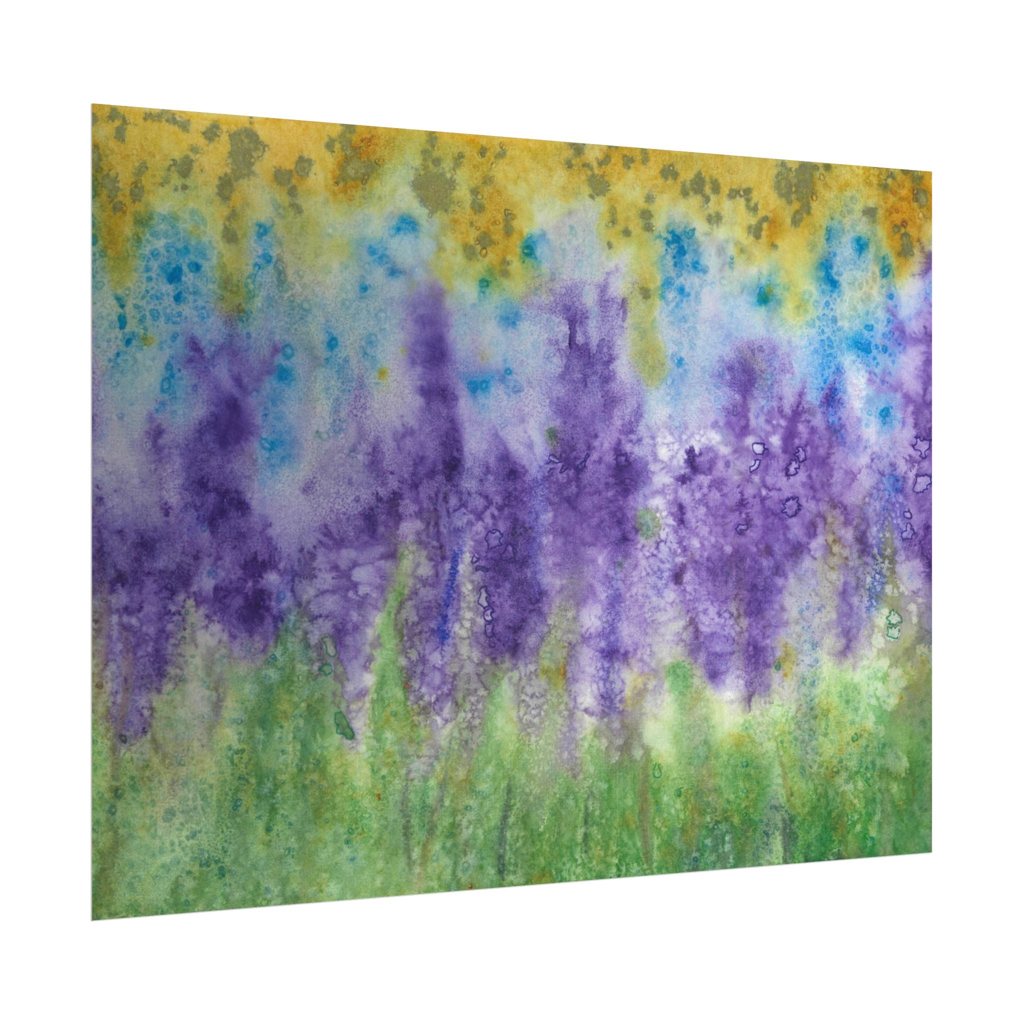 Large Colourful Wall Art, Posters & Prints, For Office, Bedroom or Living Room, or Special Gift #74 Lavender Fields
