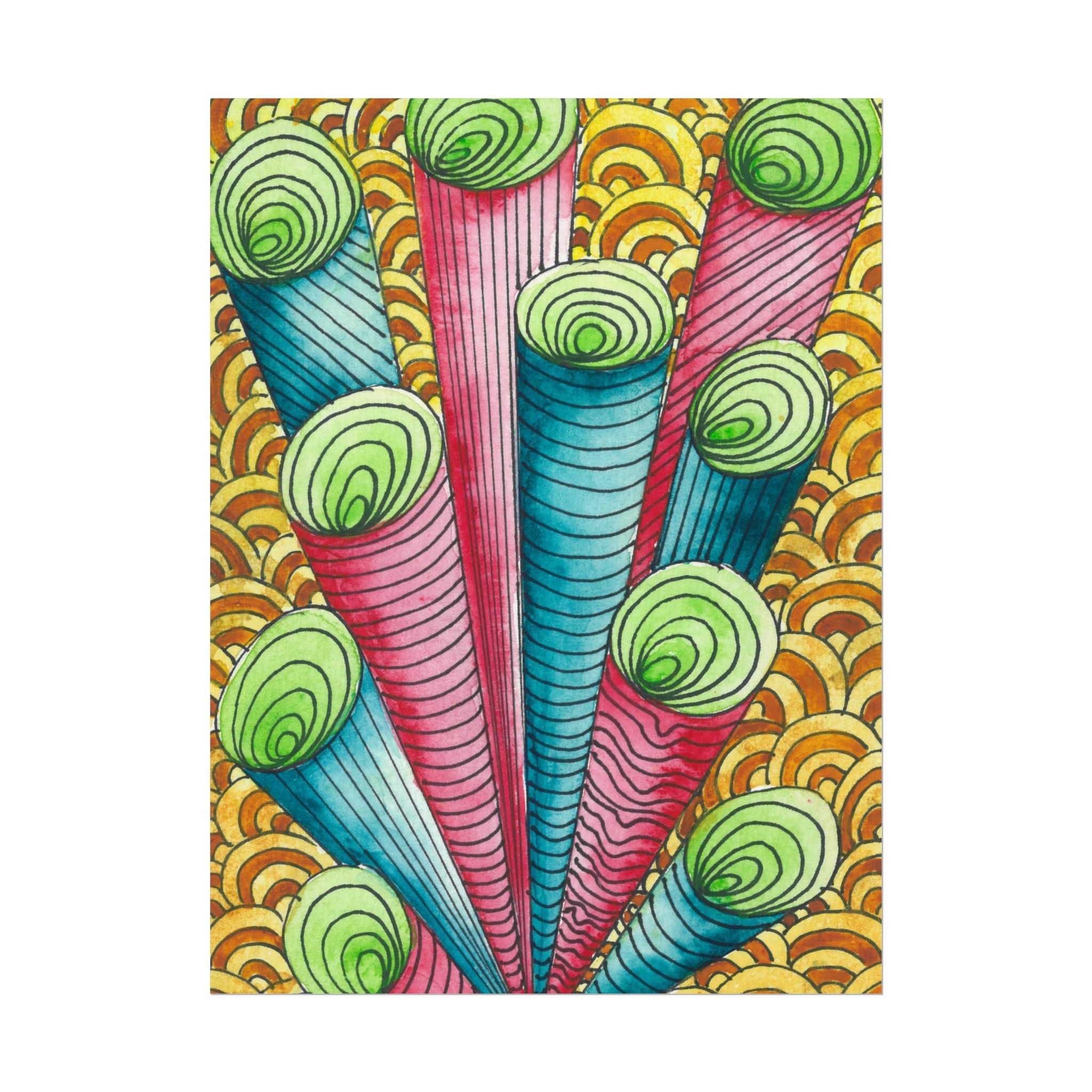 Large Colourful Wall Art, Posters & Prints, For Office, Bedroom or Living Room, or Special Gift #93 On A Mission