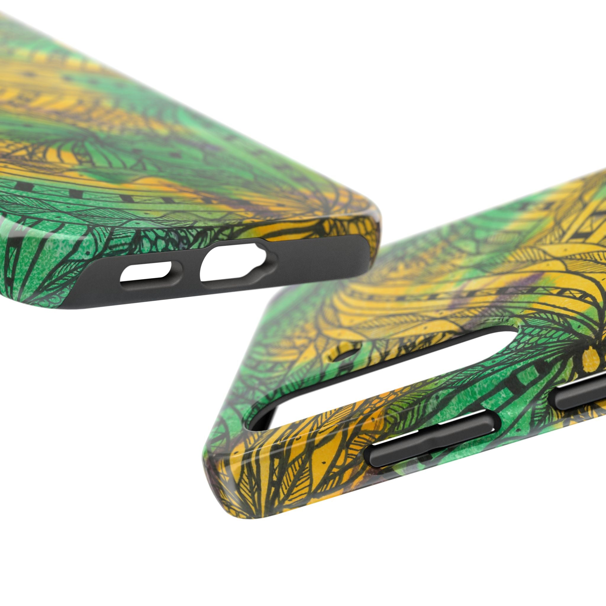 Tough Phone Case - All iPhones and Samsung Galaxys - Exciting Abstract Design #37 Shubbery!