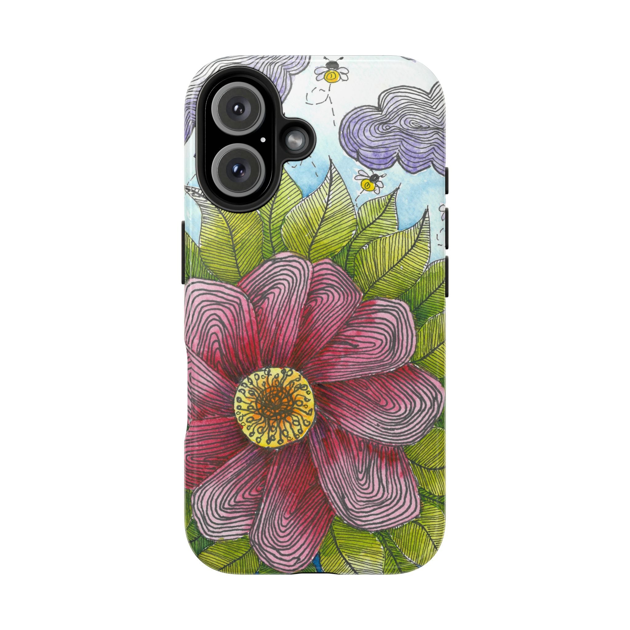 Tough Phone Case - All iPhones and Samsung Galaxys - Exciting Abstract Design  #4 Bloom'n