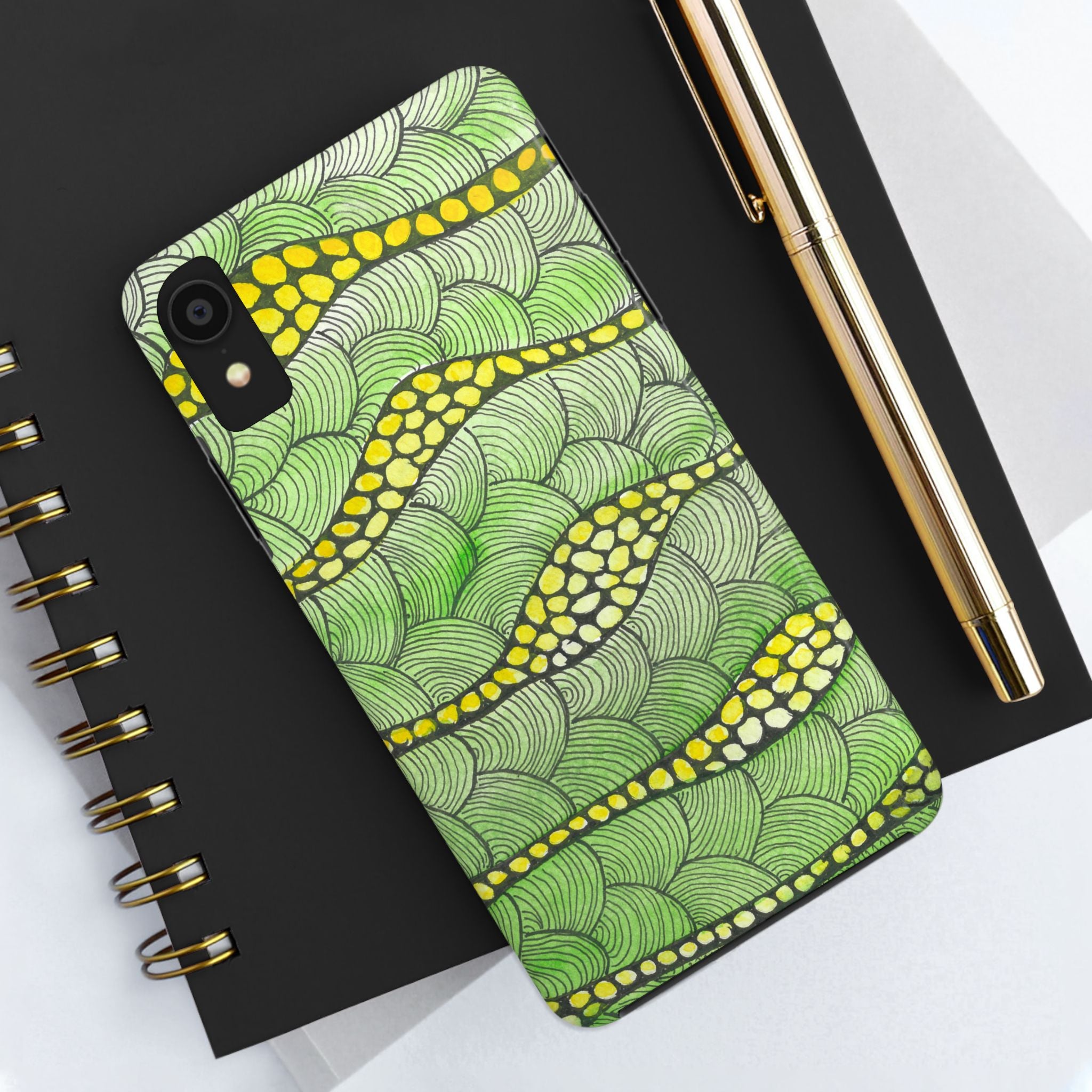 Tough Phone Case - All iPhones and Samsung Galaxys - Exciting Abstract Design #13 Watcha Thinking