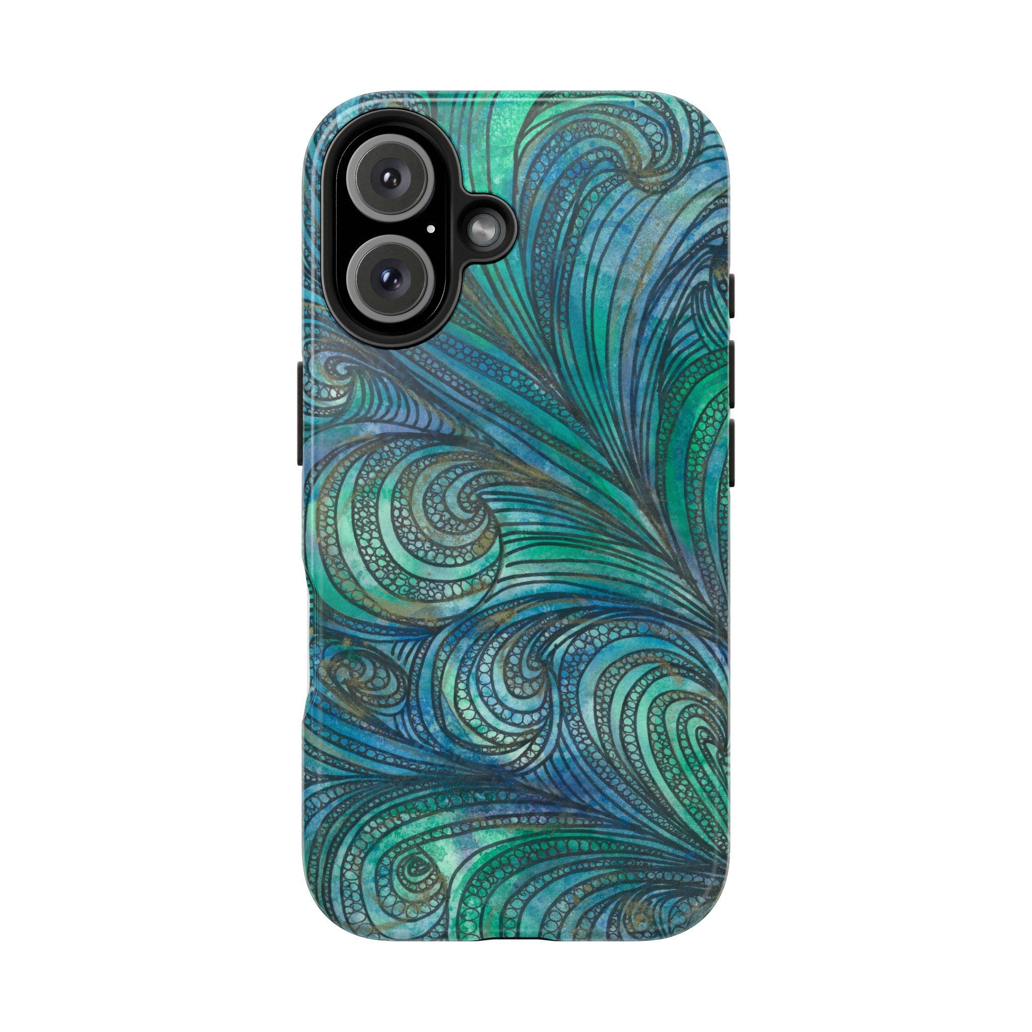 Tough Phone Case - All iPhones and Samsung Galaxys - Exciting Abstract Design #71 Call Of The Sea