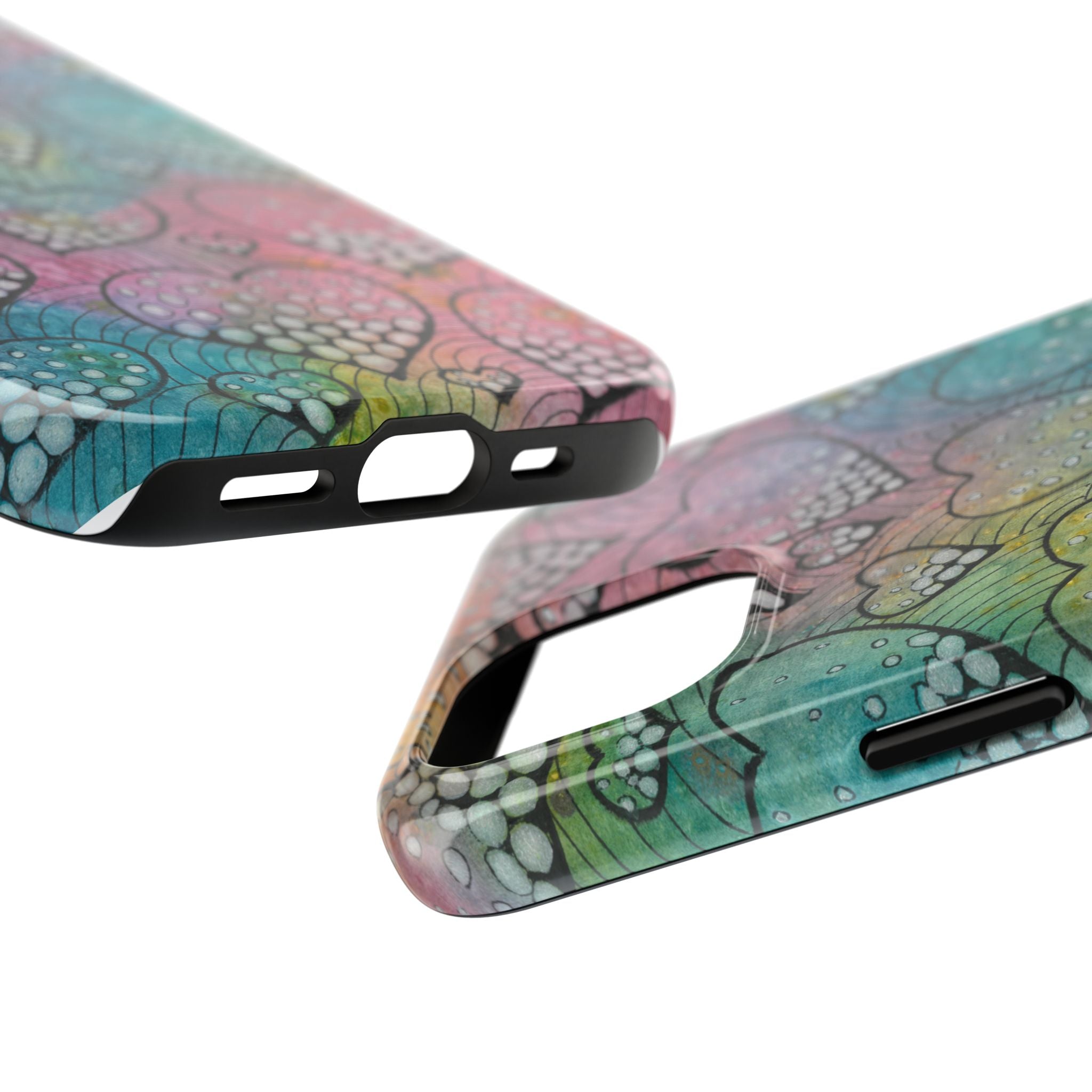 Tough Phone Case - All iPhones and Samsung Galaxys - Exciting Abstract Design #97 What's Love Got To Do With It