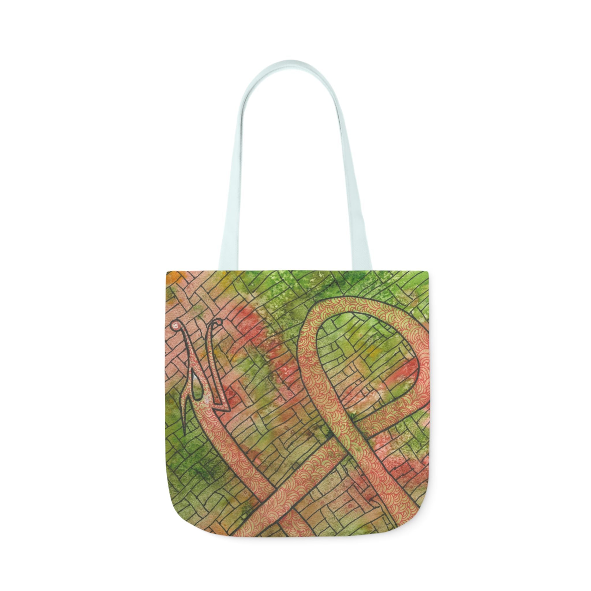 Canvas Tote Bags, Colourful Abstract Designs, 5-Color Straps, 3 Sizes.  For Family and friends or a Special Gift #57 Celtic Flavours