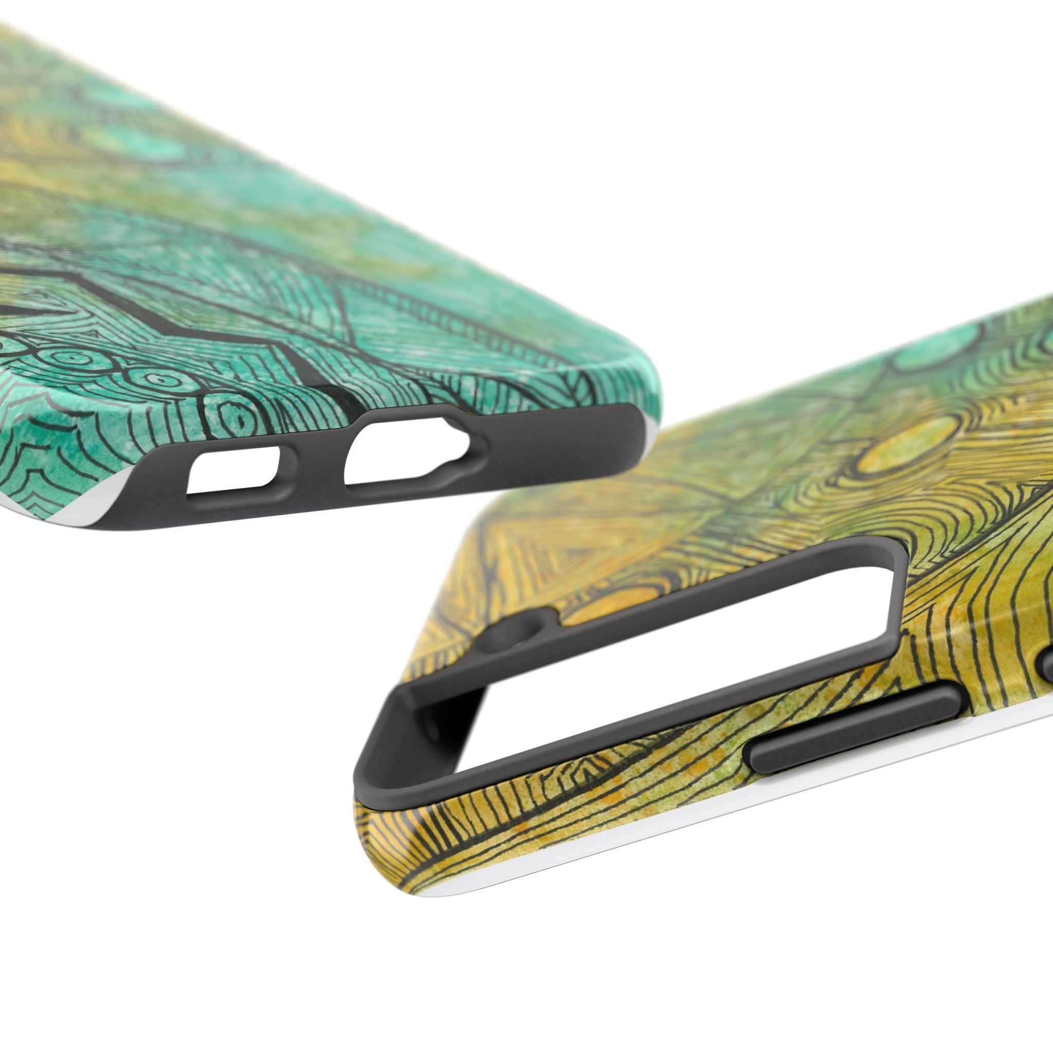 Tough Phone Case - All iPhones and Samsung Galaxys - Exciting Abstract Design #27 Come What May