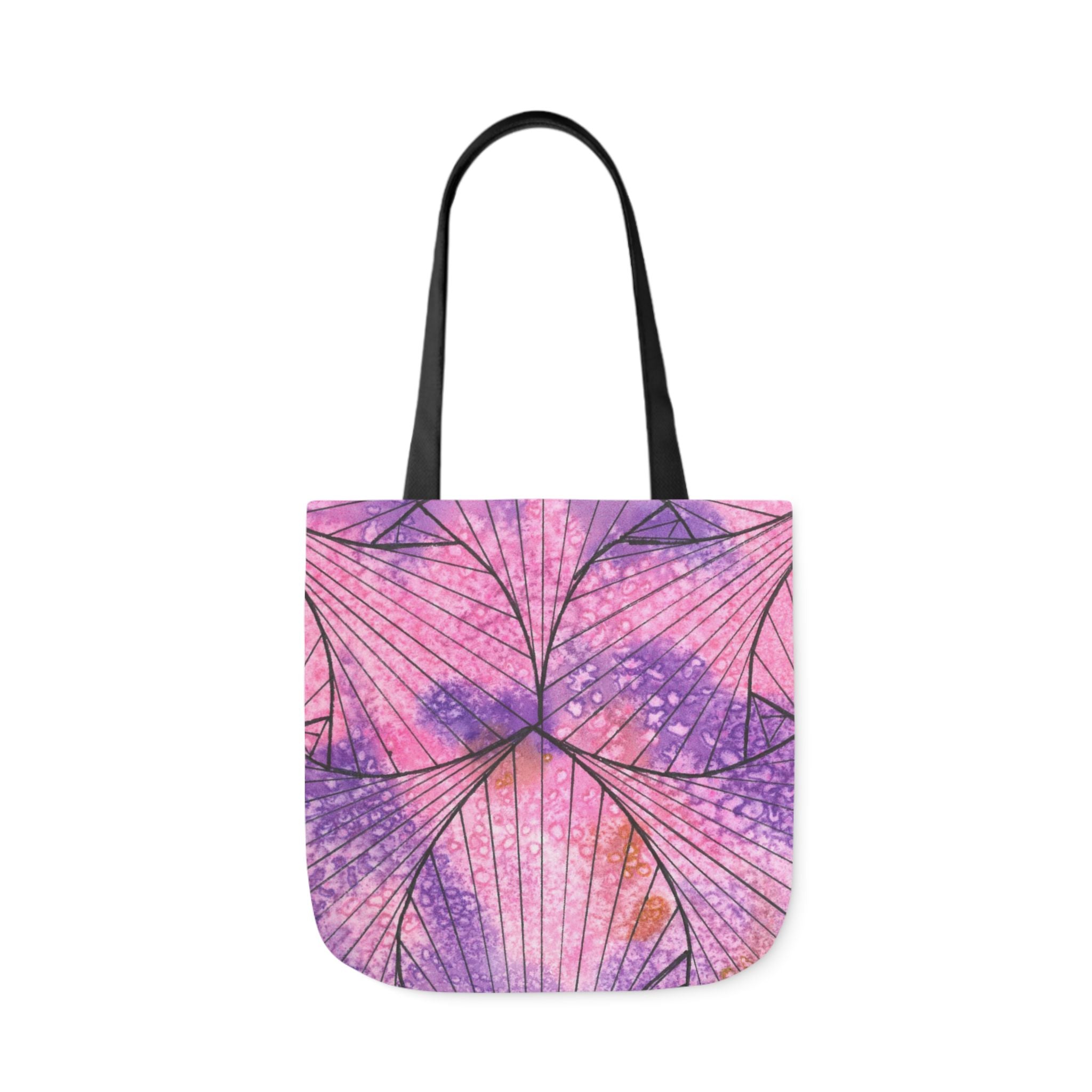 Canvas Tote Bags, Colourful Abstract Designs, 5-Color Straps, 3 Sizes.  For Family and friends or a Special Gift #34 There's Always Hope
