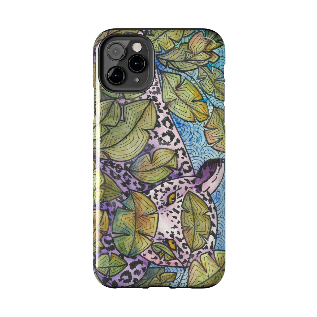 Tough Phone Case - All iPhones and Samsung Galaxys - Exciting Abstract Design #76 Purrfect Blend