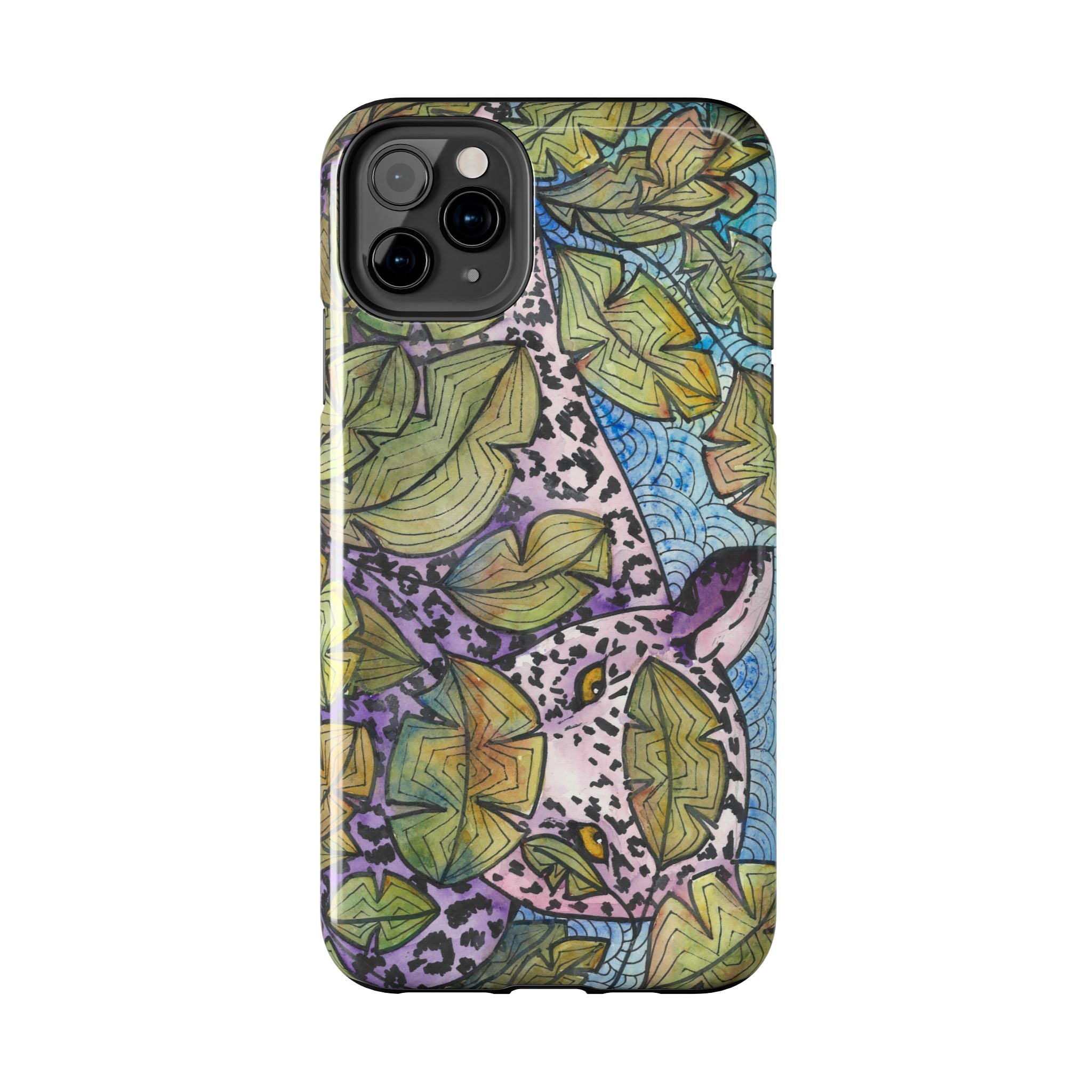 Tough Phone Case - All iPhones and Samsung Galaxys - Exciting Abstract Design #76 Purrfect Blend