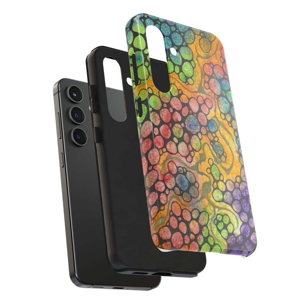 Tough Phone Case - All iPhones and Samsung Galaxys - Exciting Abstract Design #77 River Of Dreams