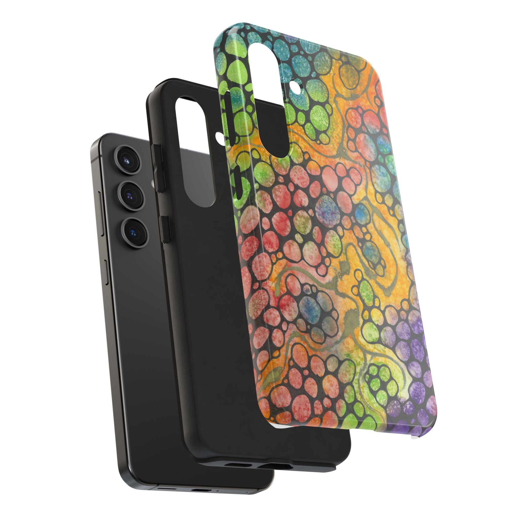 Tough Phone Case - All iPhones and Samsung Galaxys - Exciting Abstract Design #77 River Of Dreams