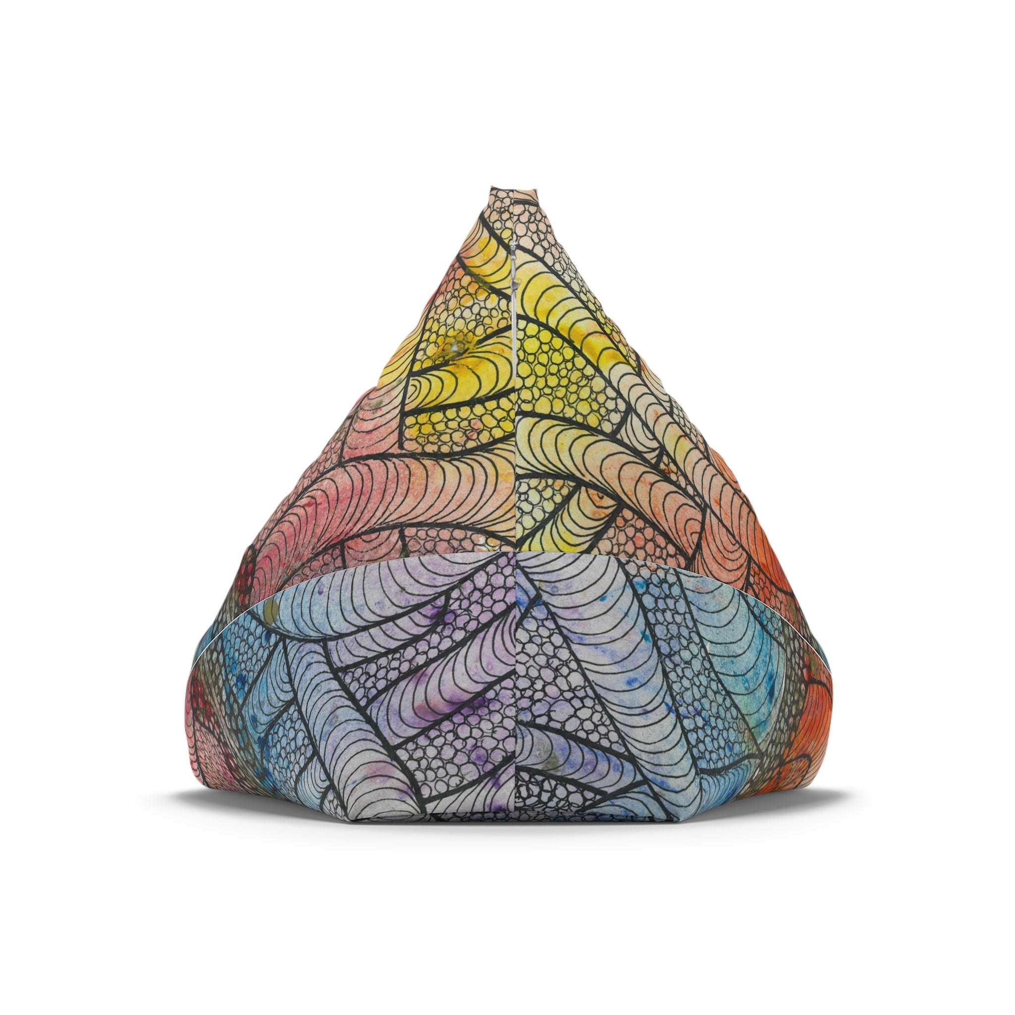 Bean Bag Chair Covers For Indoor & Outdoor - 2 Sizes - Exciting Abstract Design #72 After The End