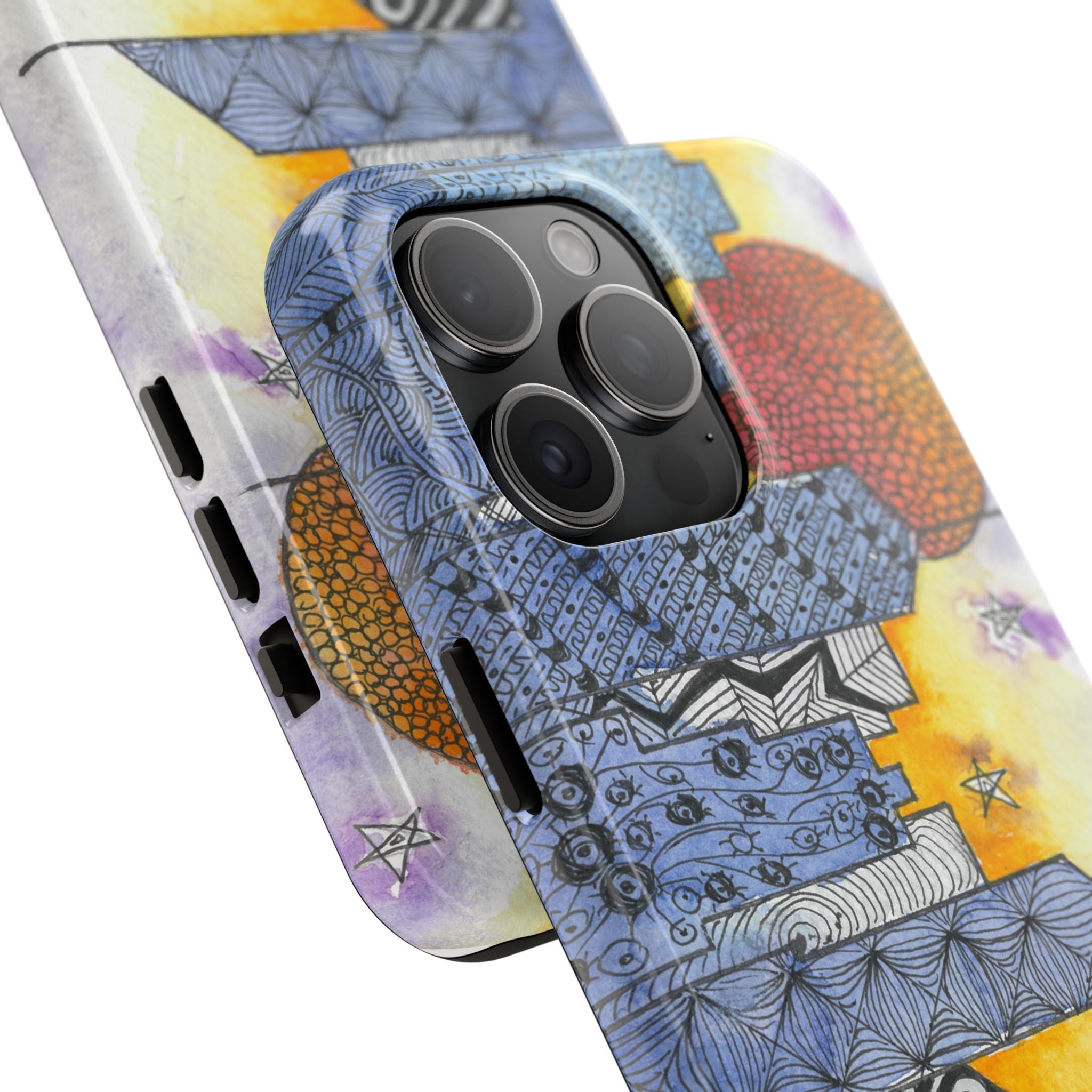 Tough Phone Case - All iPhones and Samsung Galaxys - Exciting Abstract Design #5 In The Shadows