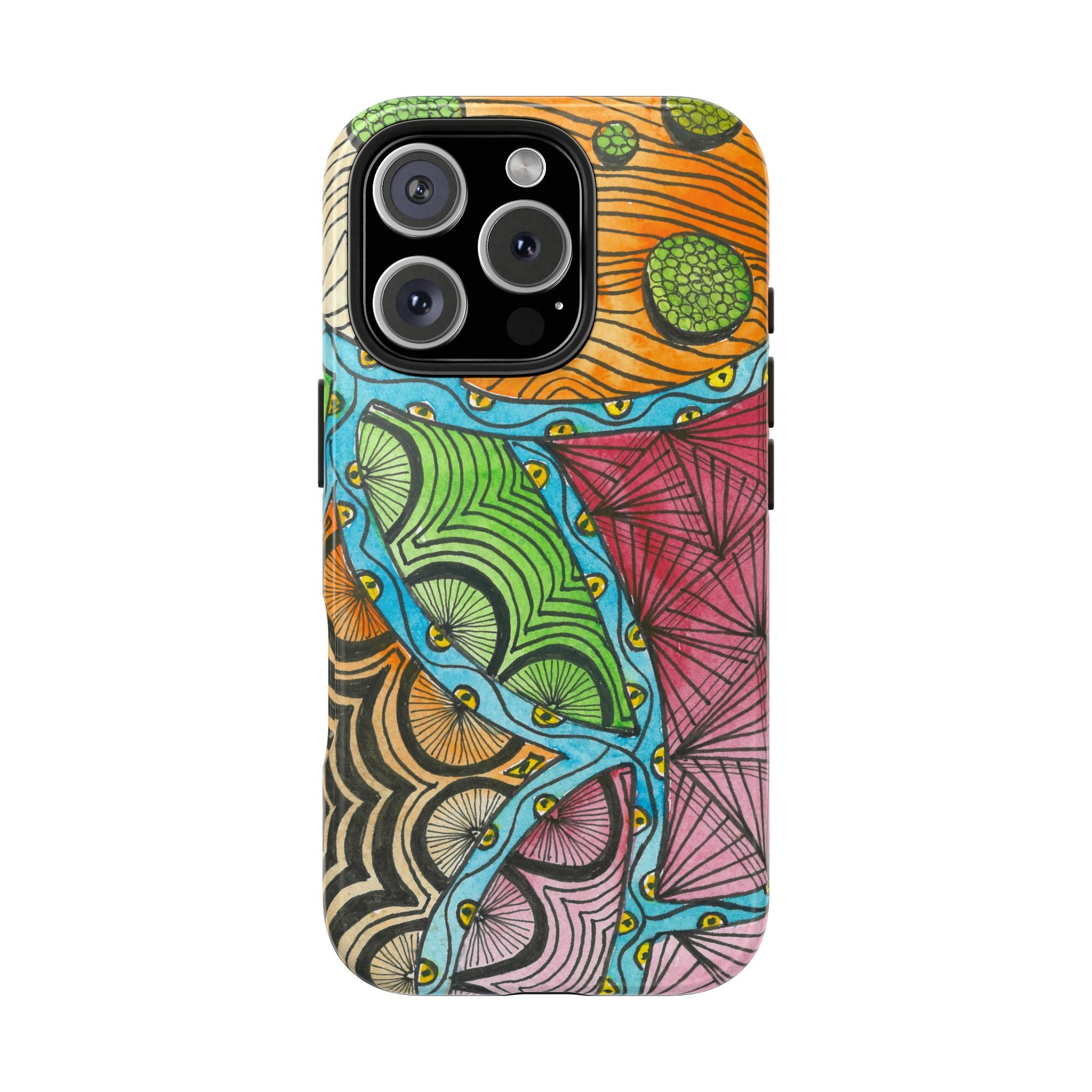 Tough Phone Case - All iPhones and Samsung Galaxys - Exciting Abstract Design #11 Today's The Day