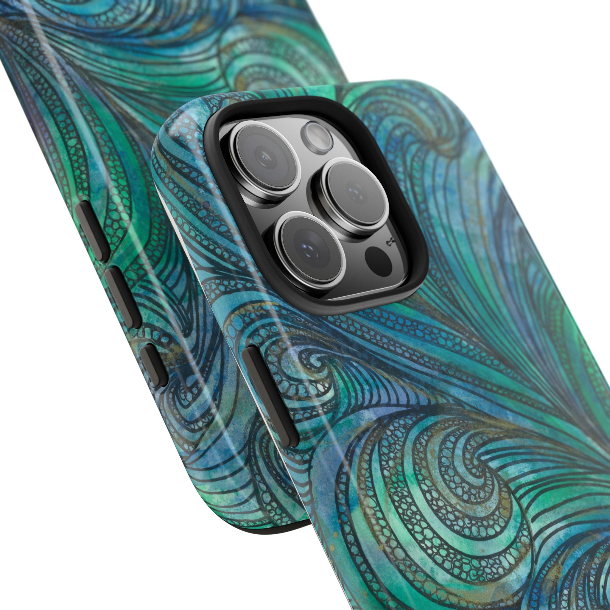 Tough Phone Case - All iPhones and Samsung Galaxys - Exciting Abstract Design #71 Call Of The Sea