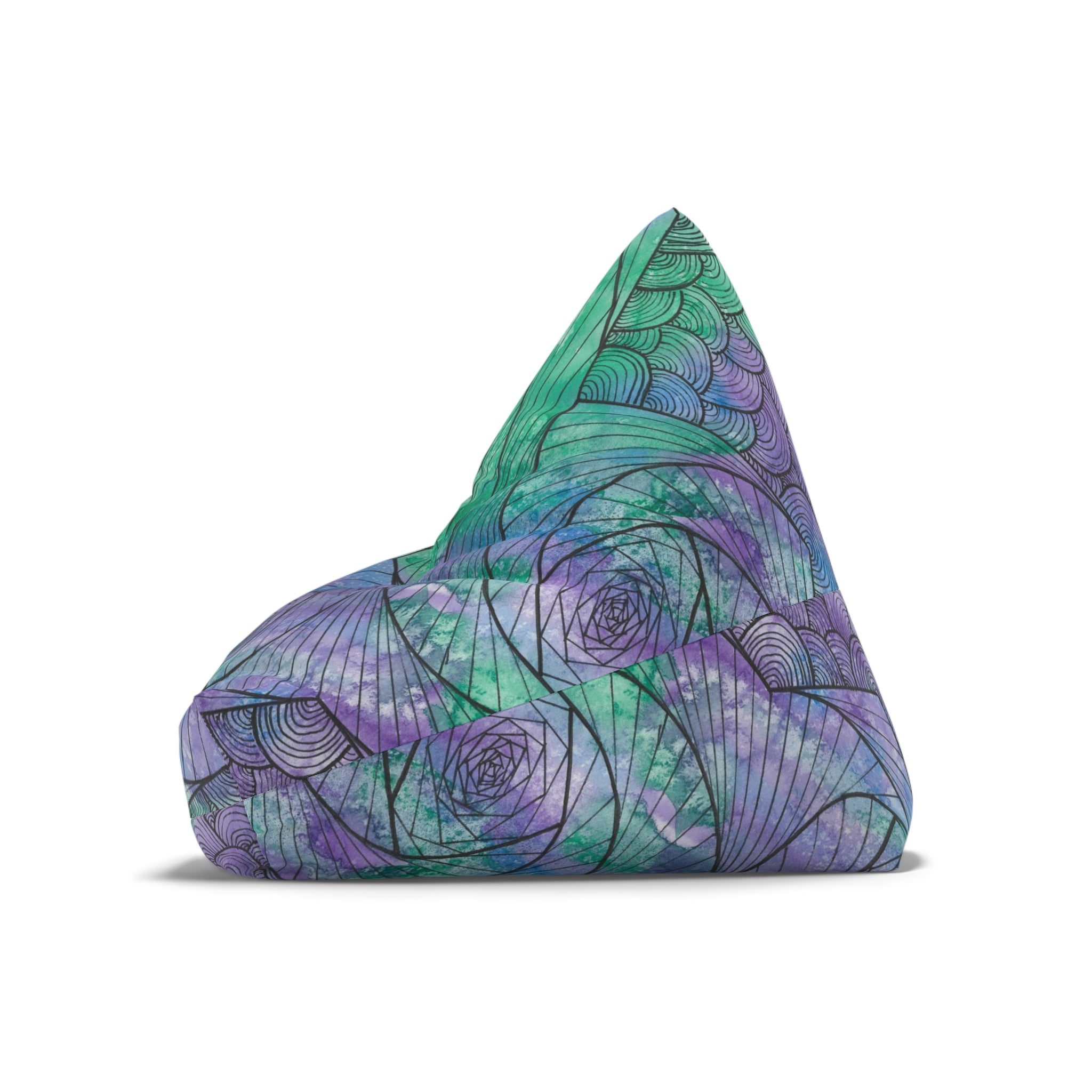 Bean Bag Chair Covers For Indoor & Outdoor - 2 Sizes - Exciting Abstract Design #50 If Not Now When?