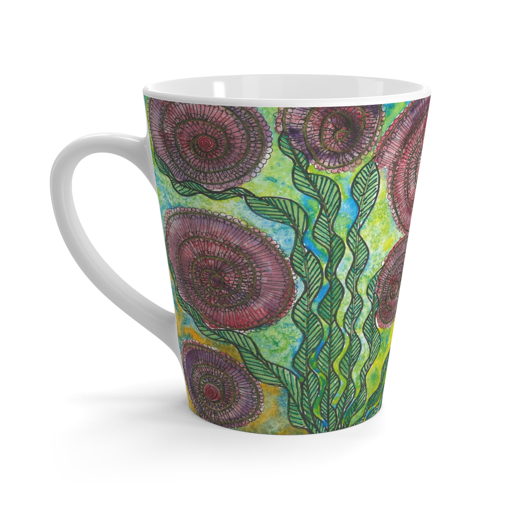 Coffee Mugs and Cups. Colourful Abstract Designs. Perfect for Home, Office or Special Gift #35 Beetroot To Yourself
