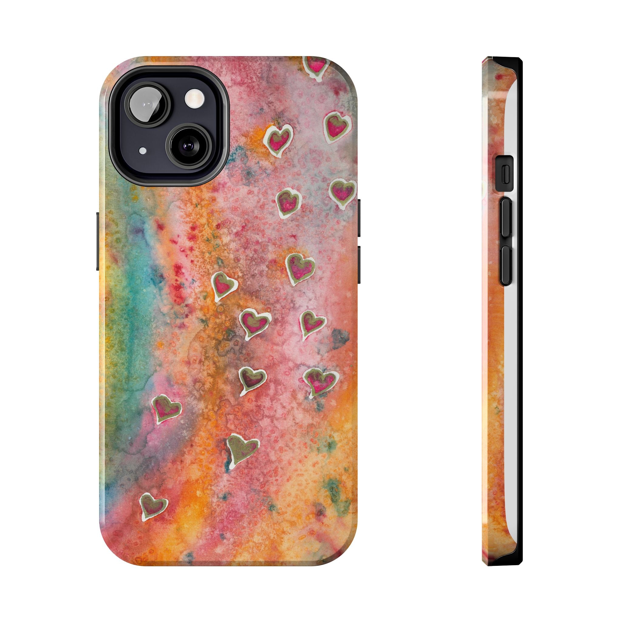 Tough Phone Case - All iPhones and Samsung Galaxys - Exciting Abstract Design #96 Love, Friendship, integrity
