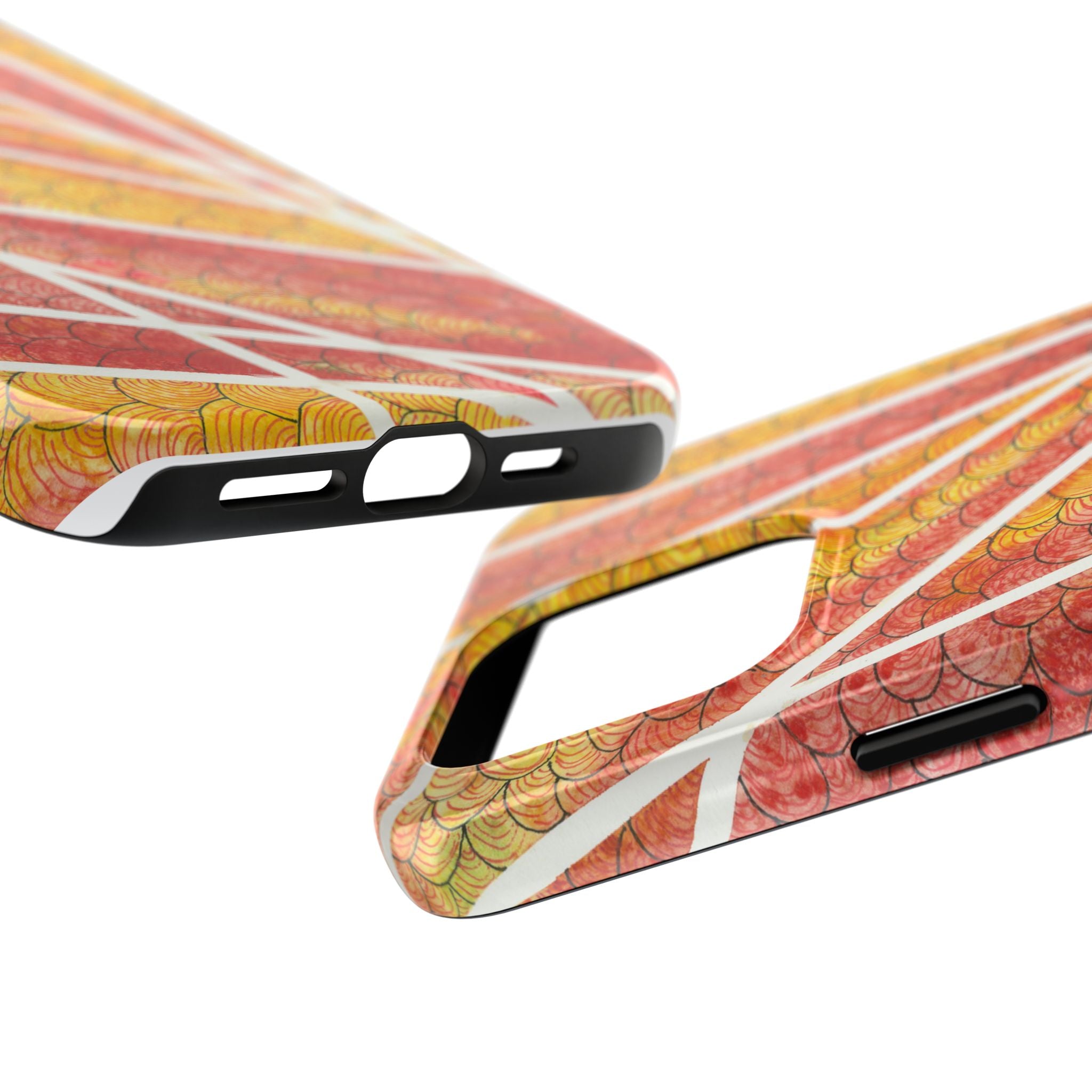 Tough Phone Case - All iPhones and Samsung Galaxys - Exciting Abstract Design #67 Max Mimosa