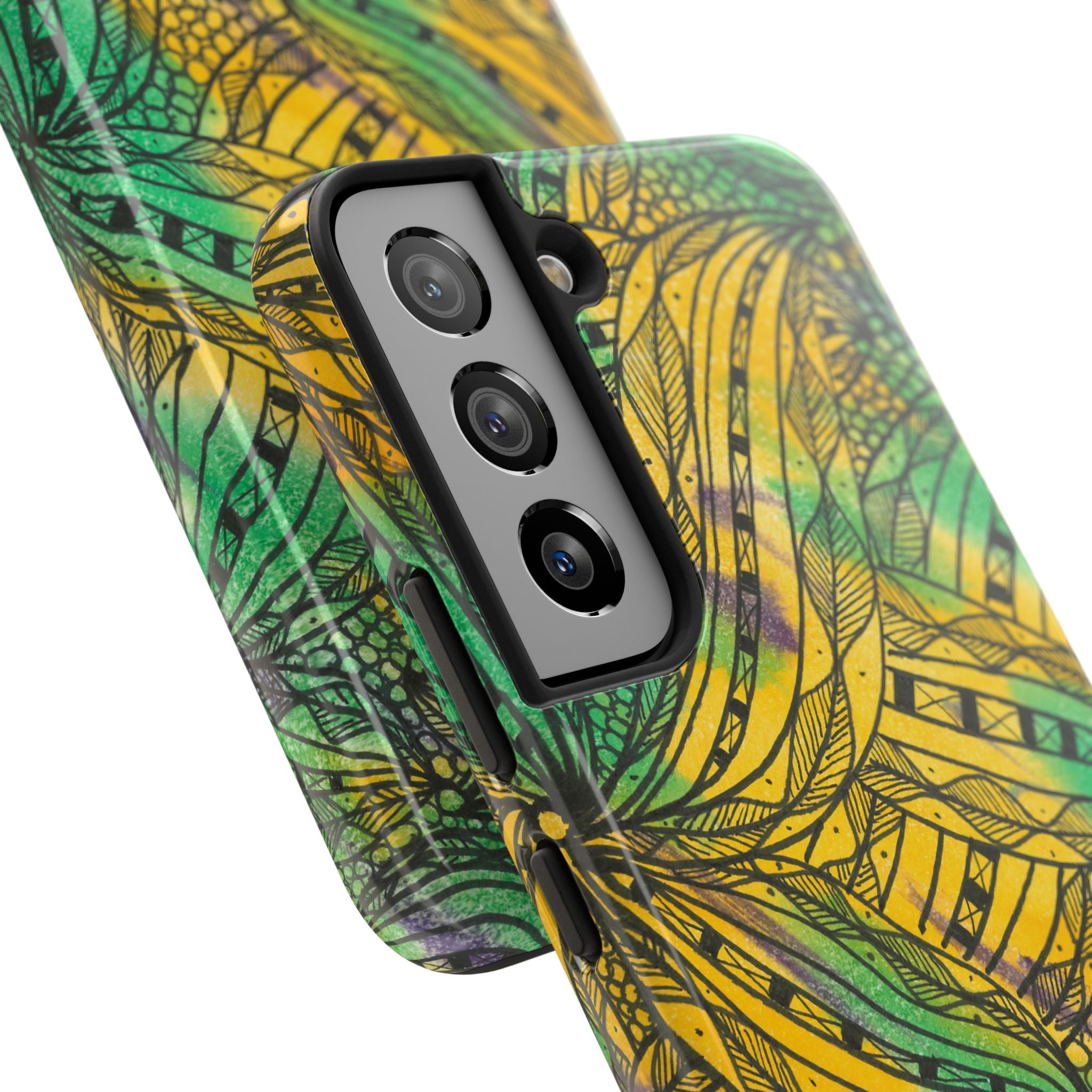 Tough Phone Case - All iPhones and Samsung Galaxys - Exciting Abstract Design #37 Shubbery!