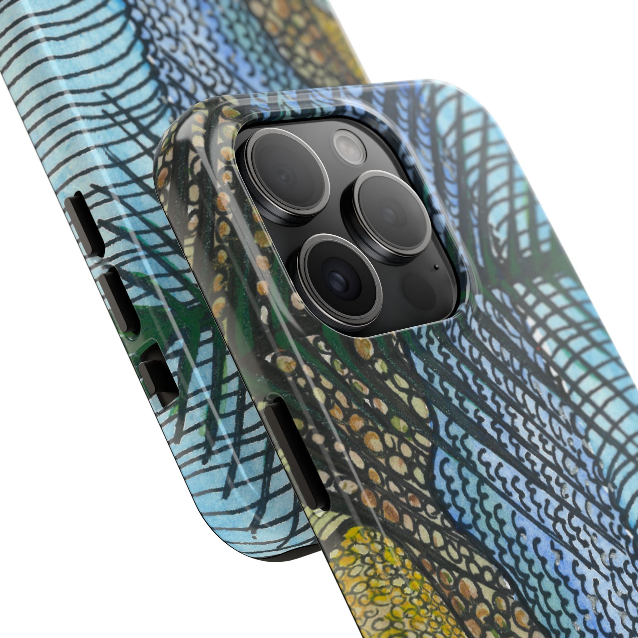 Tough Phone Case - All iPhones and Samsung Galaxys - Exciting Abstract Design #47 Cottesloe