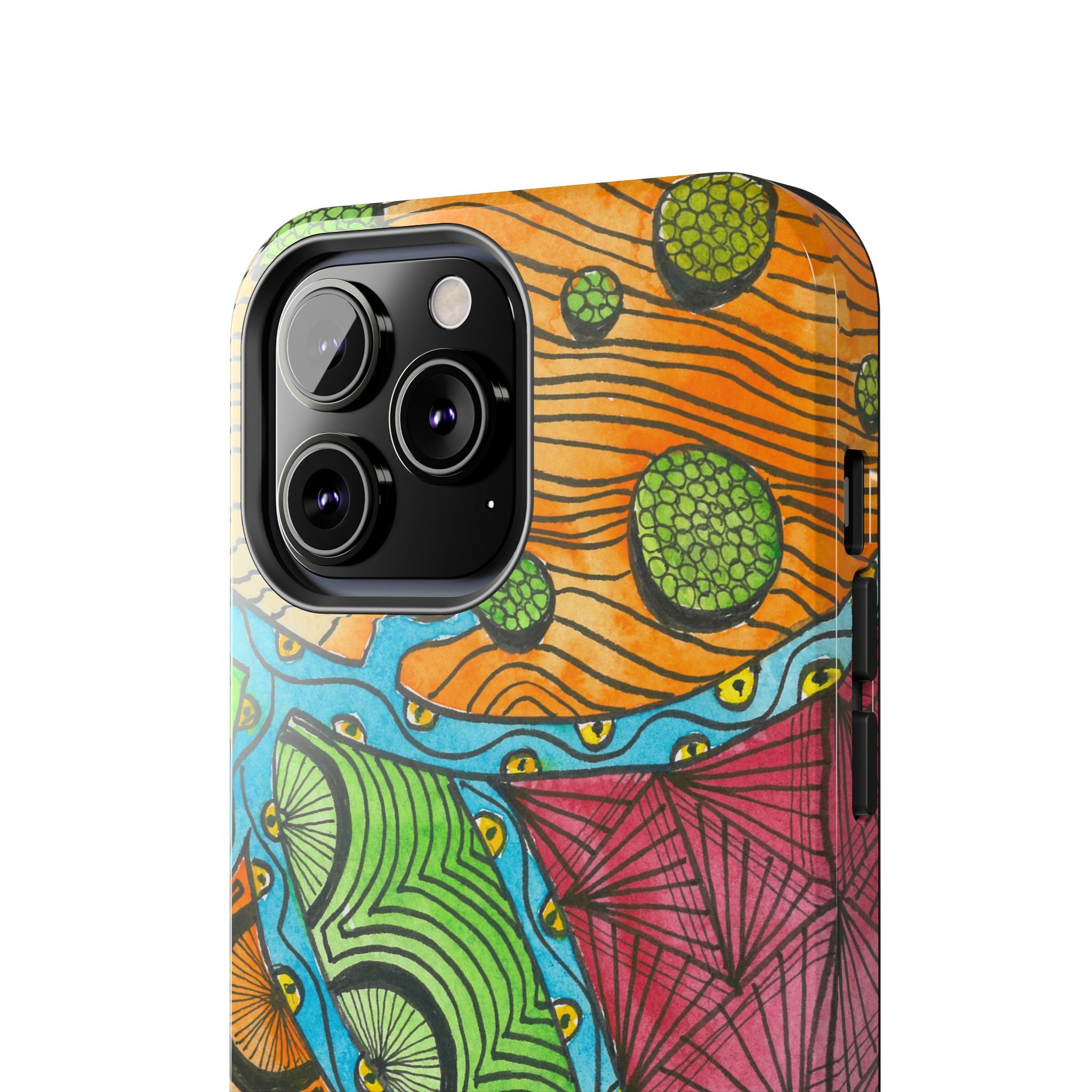 Tough Phone Case - All iPhones and Samsung Galaxys - Exciting Abstract Design #11 Today's The Day