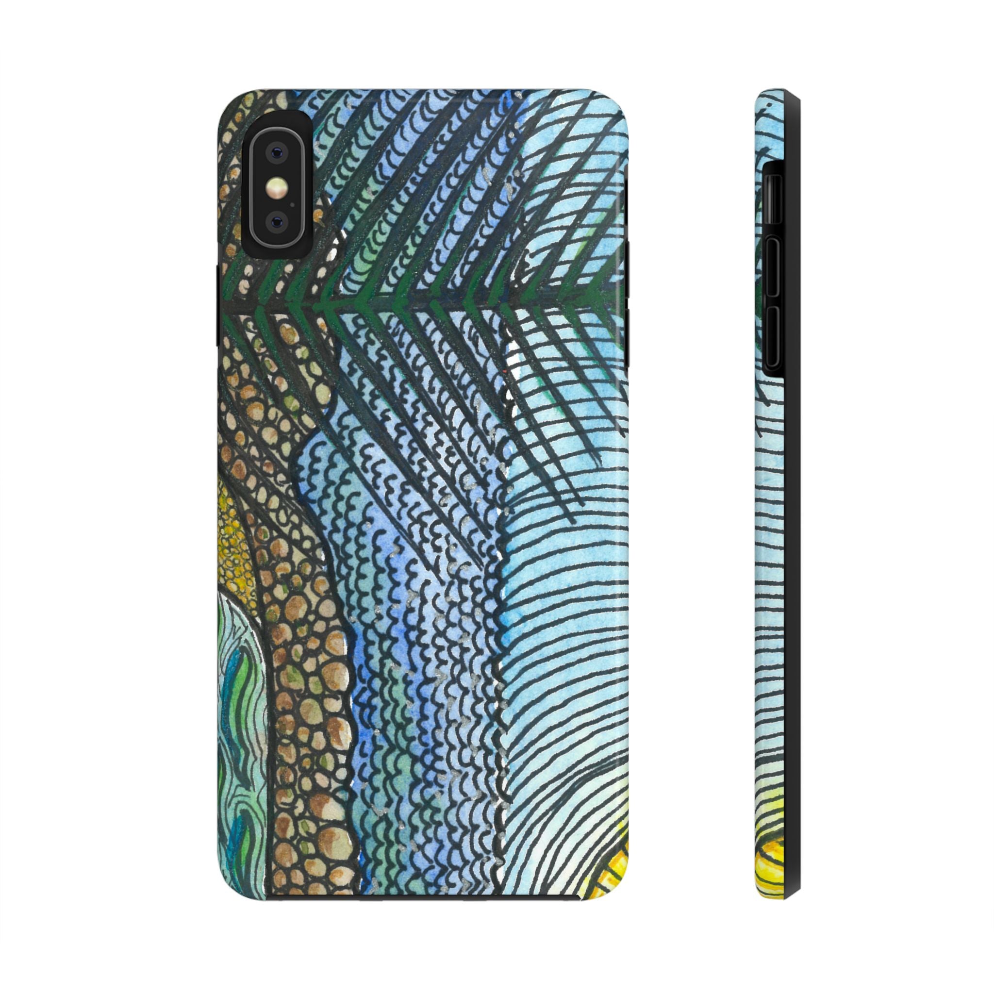 Tough Phone Case - All iPhones and Samsung Galaxys - Exciting Abstract Design #47 Cottesloe