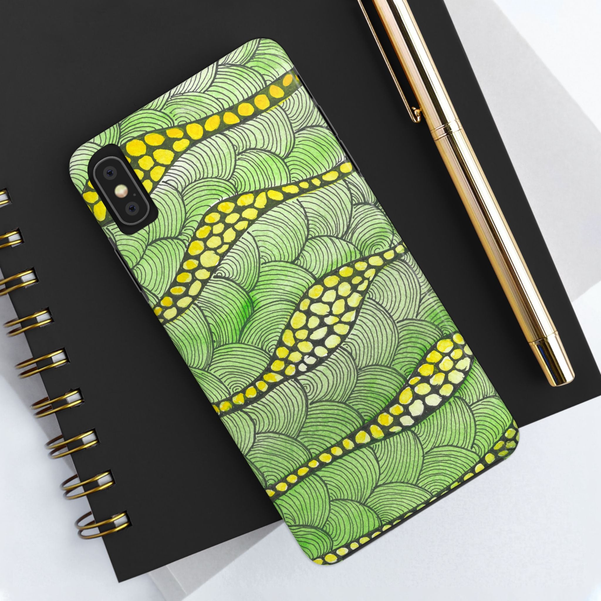 Tough Phone Case - All iPhones and Samsung Galaxys - Exciting Abstract Design #13 Watcha Thinking