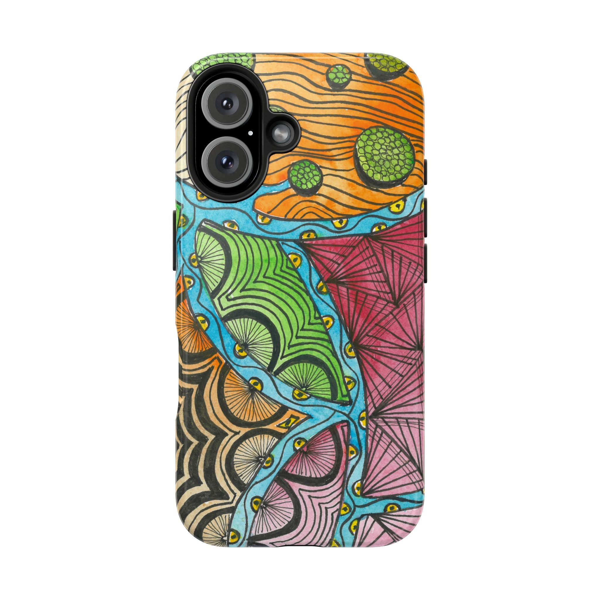 Tough Phone Case - All iPhones and Samsung Galaxys - Exciting Abstract Design #11 Today's The Day