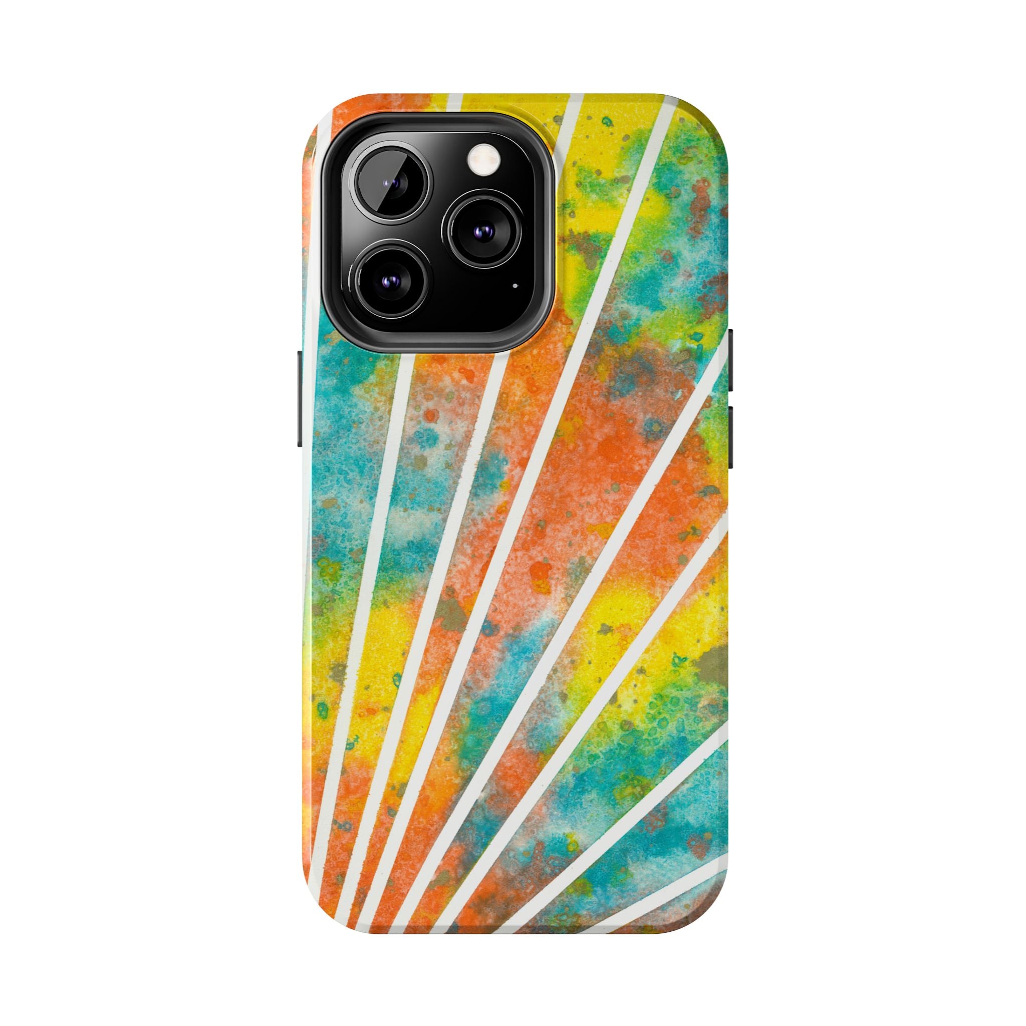 Tough Phone Case - All iPhones and Samsung Galaxys - Exciting Abstract Design #101 Your Energy Radiates