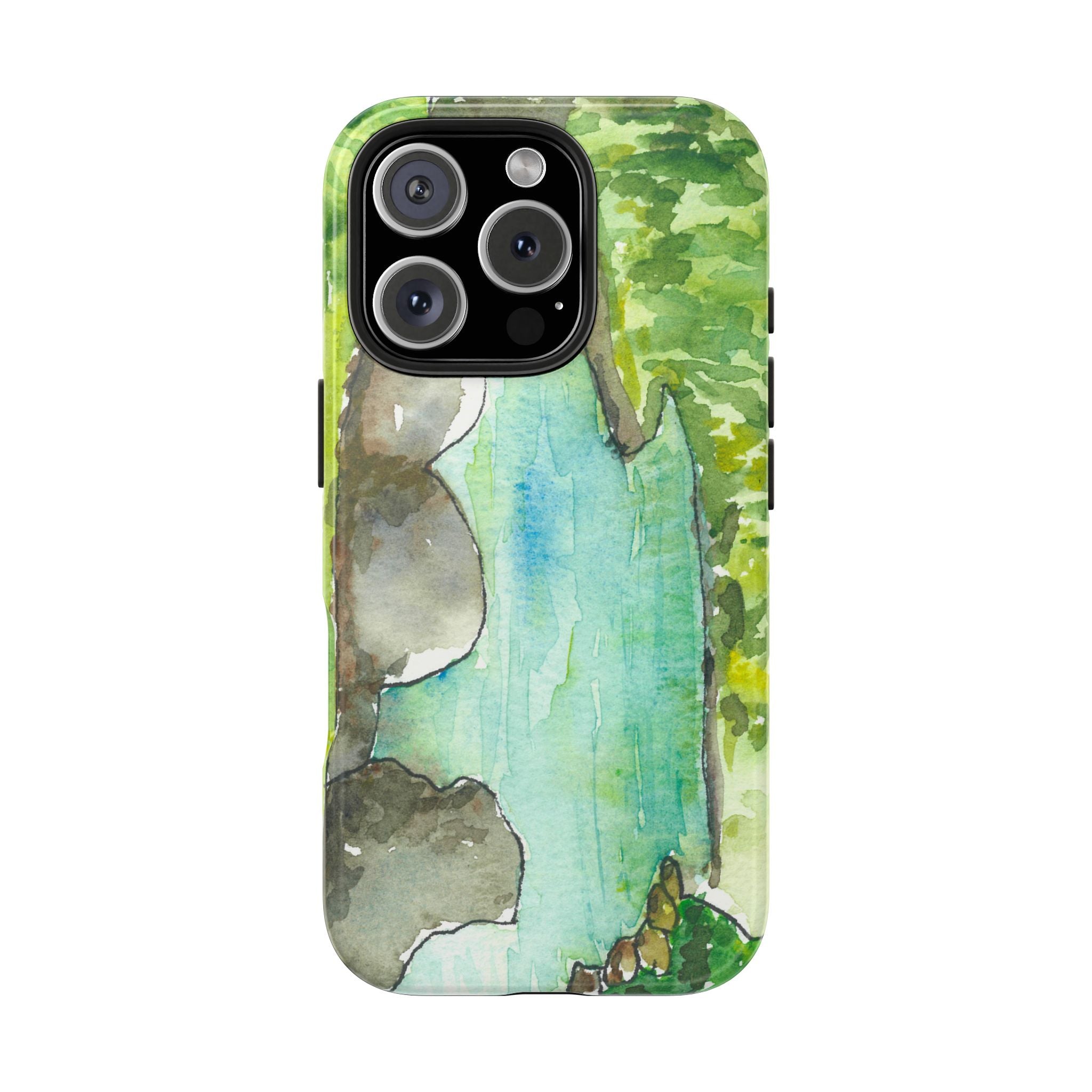 Tough Phone Case - All iPhones and Samsung Galaxys - Exciting Abstract Design #88 Tara River - Montenegro