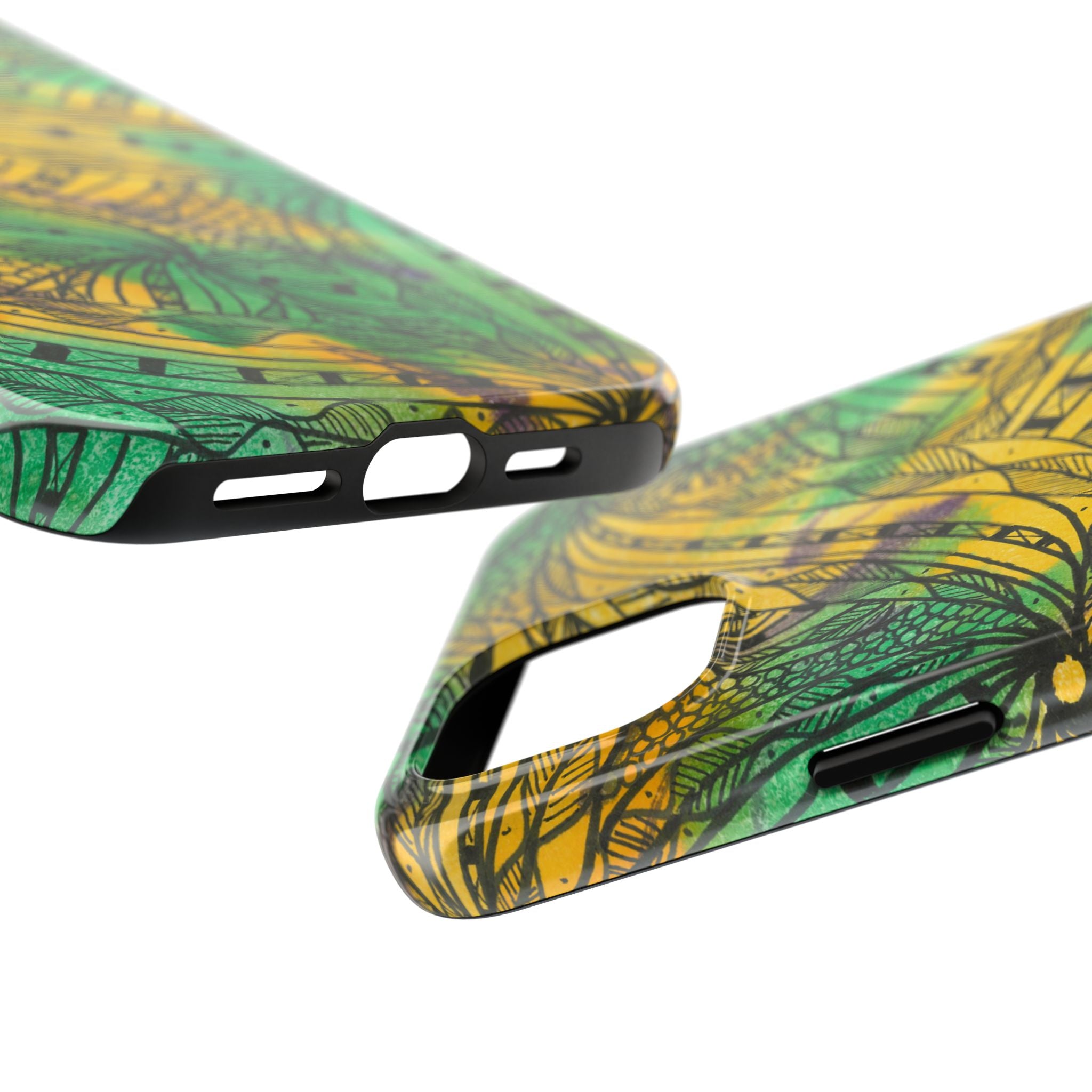 Tough Phone Case - All iPhones and Samsung Galaxys - Exciting Abstract Design #37 Shubbery!