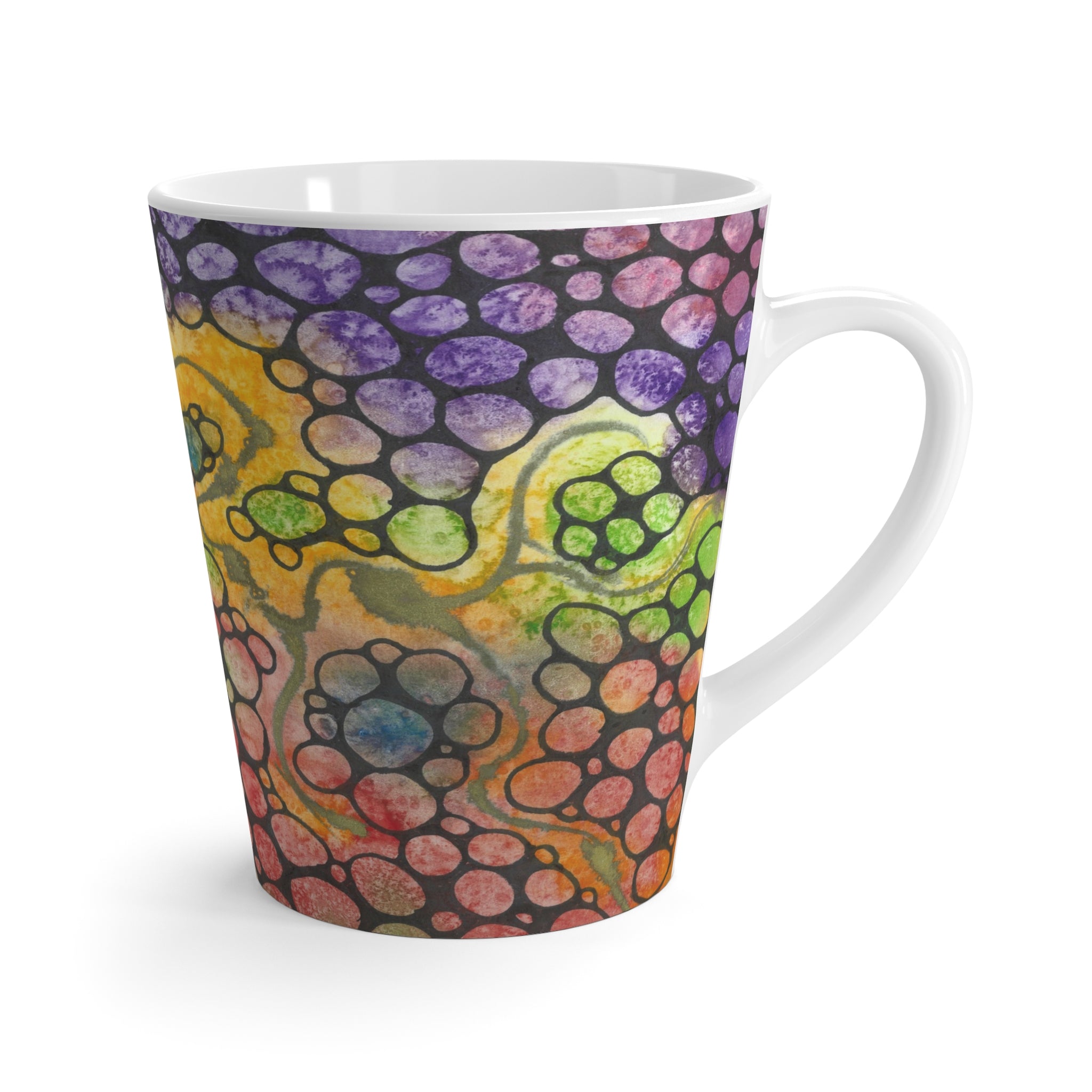 Coffee Mugs and Cups. Colourful Abstract Designs. Perfect for Home, Office or Special Gift #77 River Of Dreams