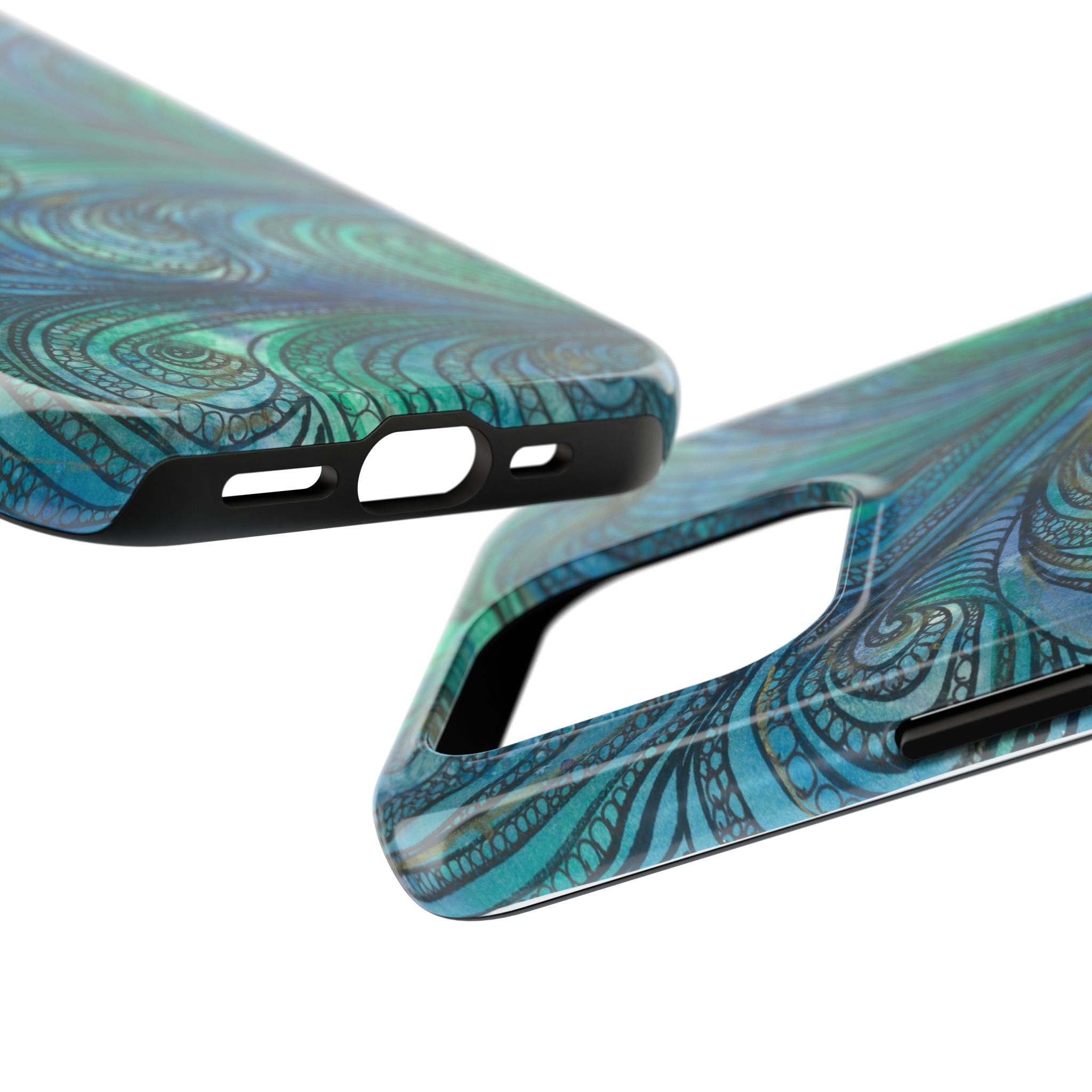 Tough Phone Case - All iPhones and Samsung Galaxys - Exciting Abstract Design #71 Call Of The Sea