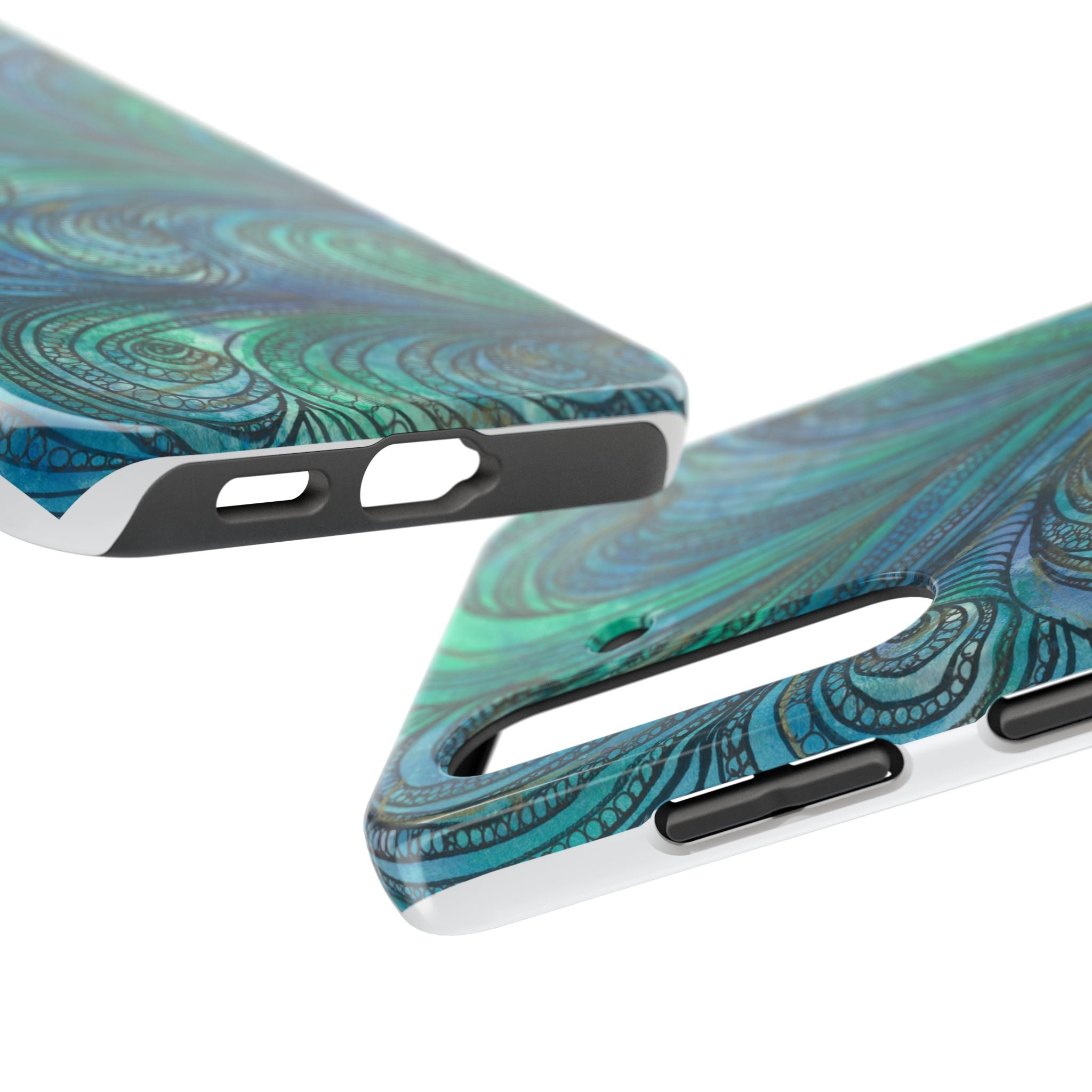 Tough Phone Case - All iPhones and Samsung Galaxys - Exciting Abstract Design #71 Call Of The Sea
