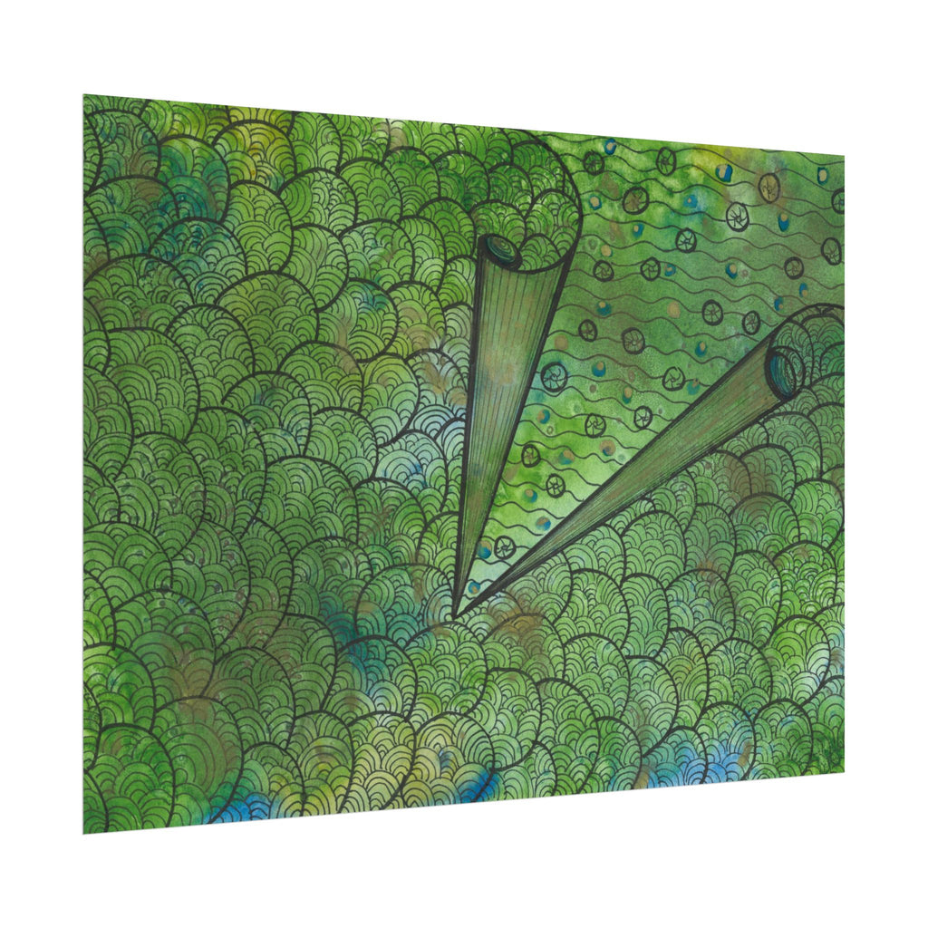 Large Colourful Wall Art, Posters & Prints, For Office, Bedroom or Living Room, or Special Gift #69 New Horizons