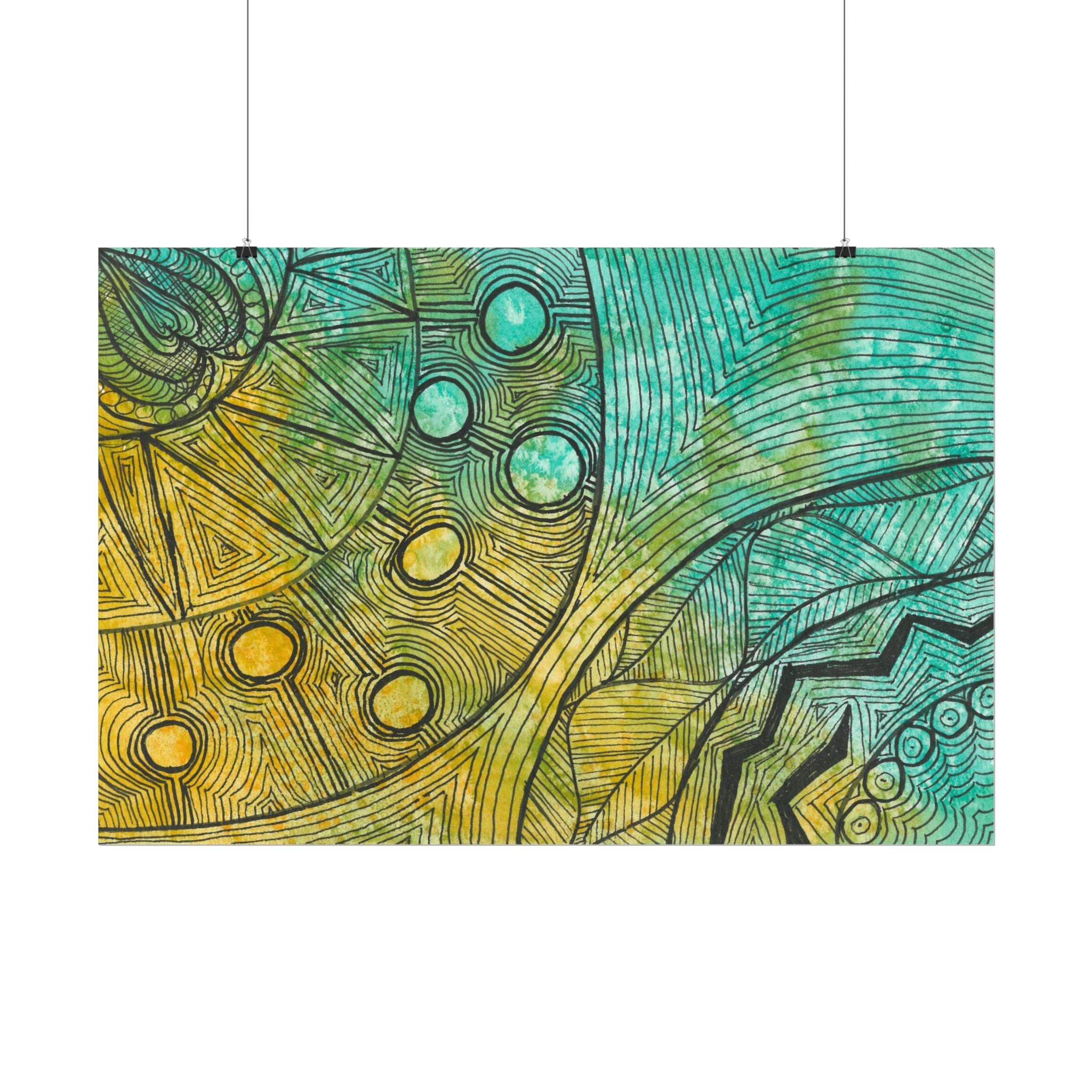 Large Colourful Wall Art, Posters & Prints, For Office, Bedroom or Living Room, or Special Gift #27 Come What May