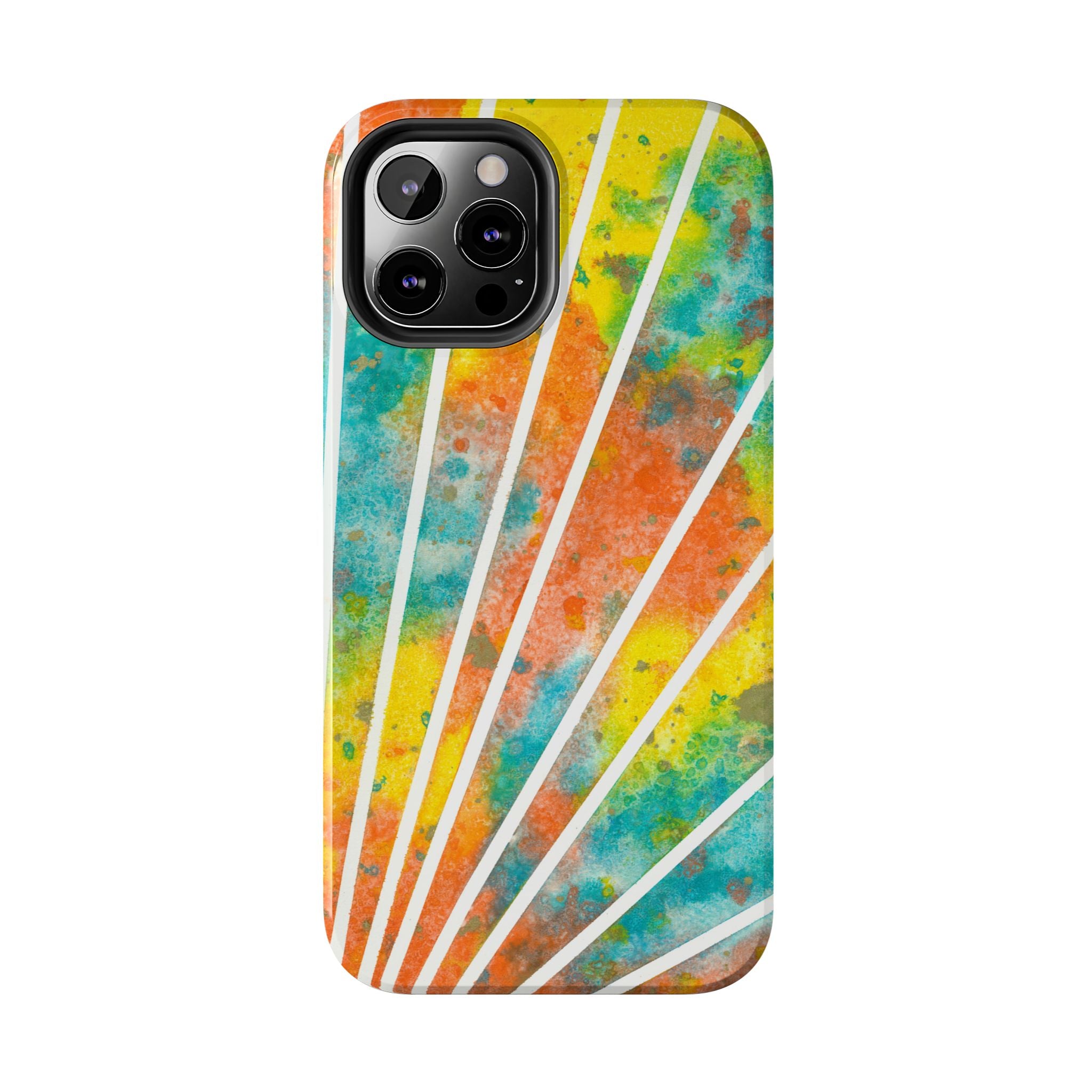Tough Phone Case - All iPhones and Samsung Galaxys - Exciting Abstract Design #101 Your Energy Radiates