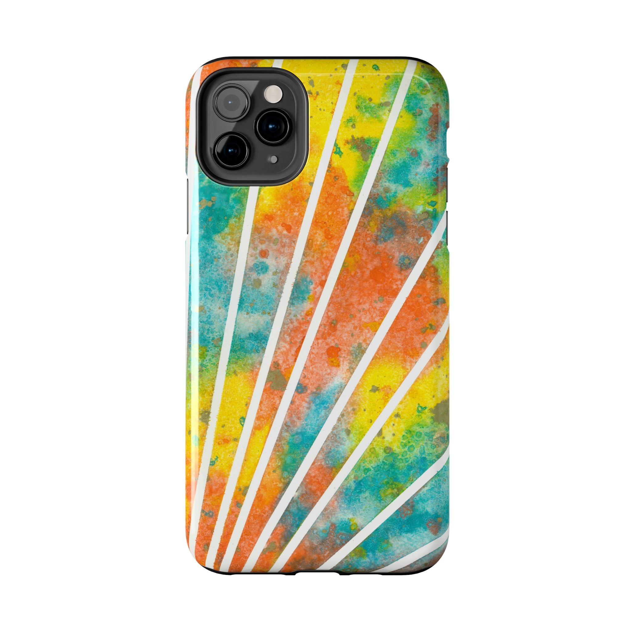 Tough Phone Case - All iPhones and Samsung Galaxys - Exciting Abstract Design #101 Your Energy Radiates