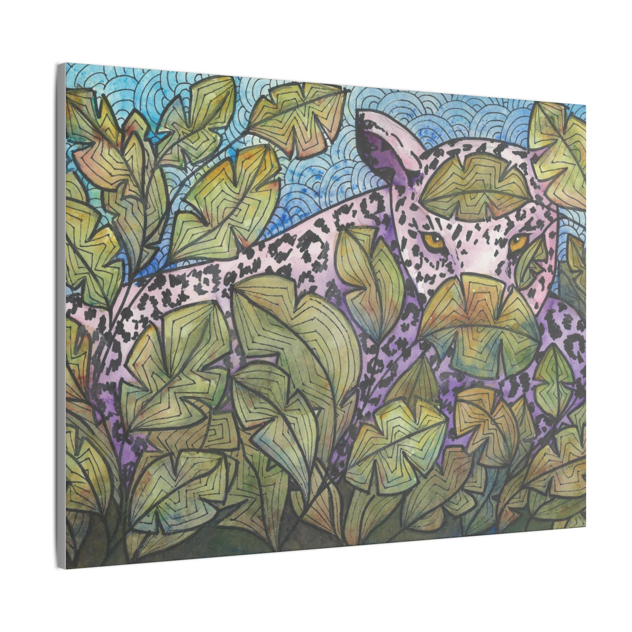 Large Colourful Wall Art, Canvas Prints, For Office, Bedroom or Living Room, or Special Gift #76 Purrfect Blend