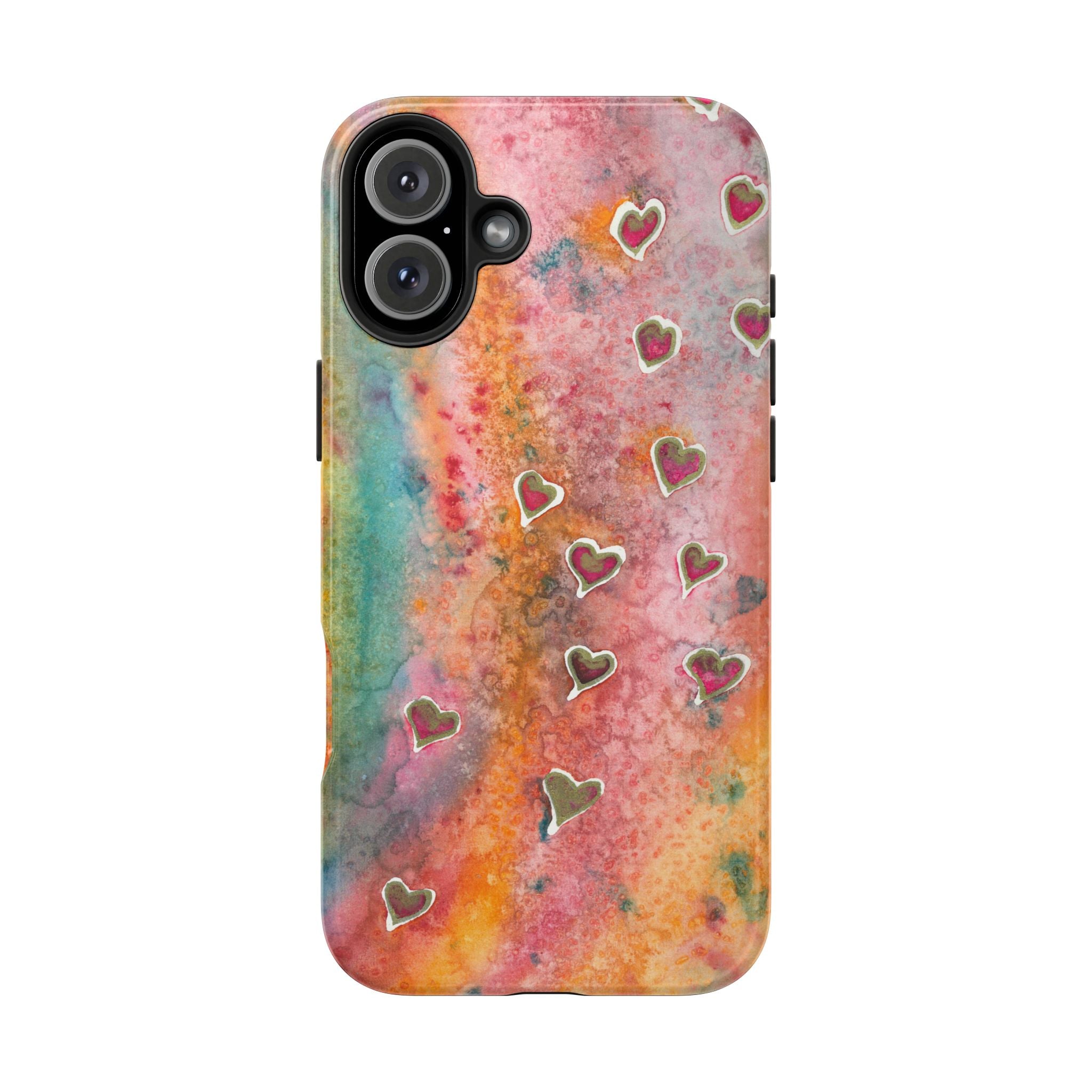 Tough Phone Case - All iPhones and Samsung Galaxys - Exciting Abstract Design #96 Love, Friendship, integrity