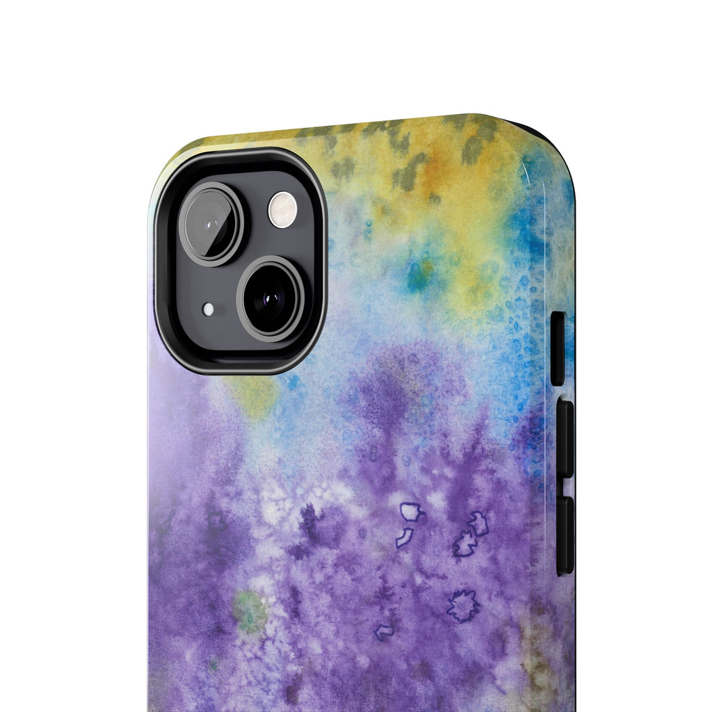 Tough Phone Case - All iPhones and Samsung Galaxys - Exciting Abstract Design #74 Lavender Fields