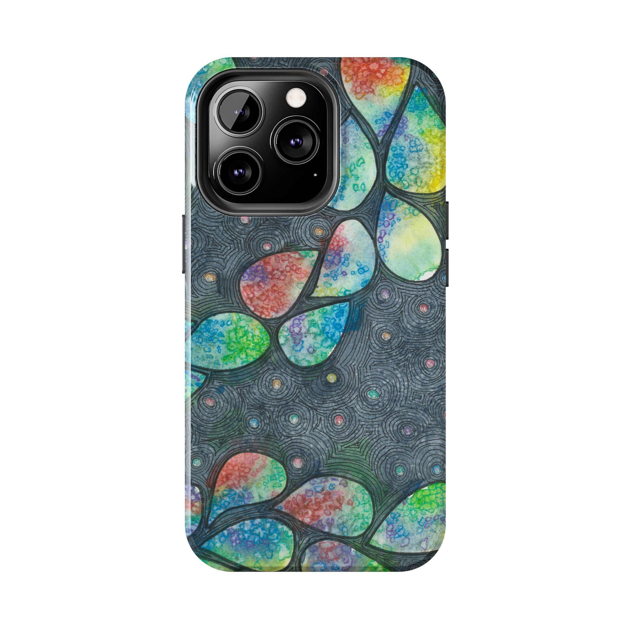 Tough Phone Case - All iPhones and Samsung Galaxys - Exciting Abstract Design #30 Give Us A Minute