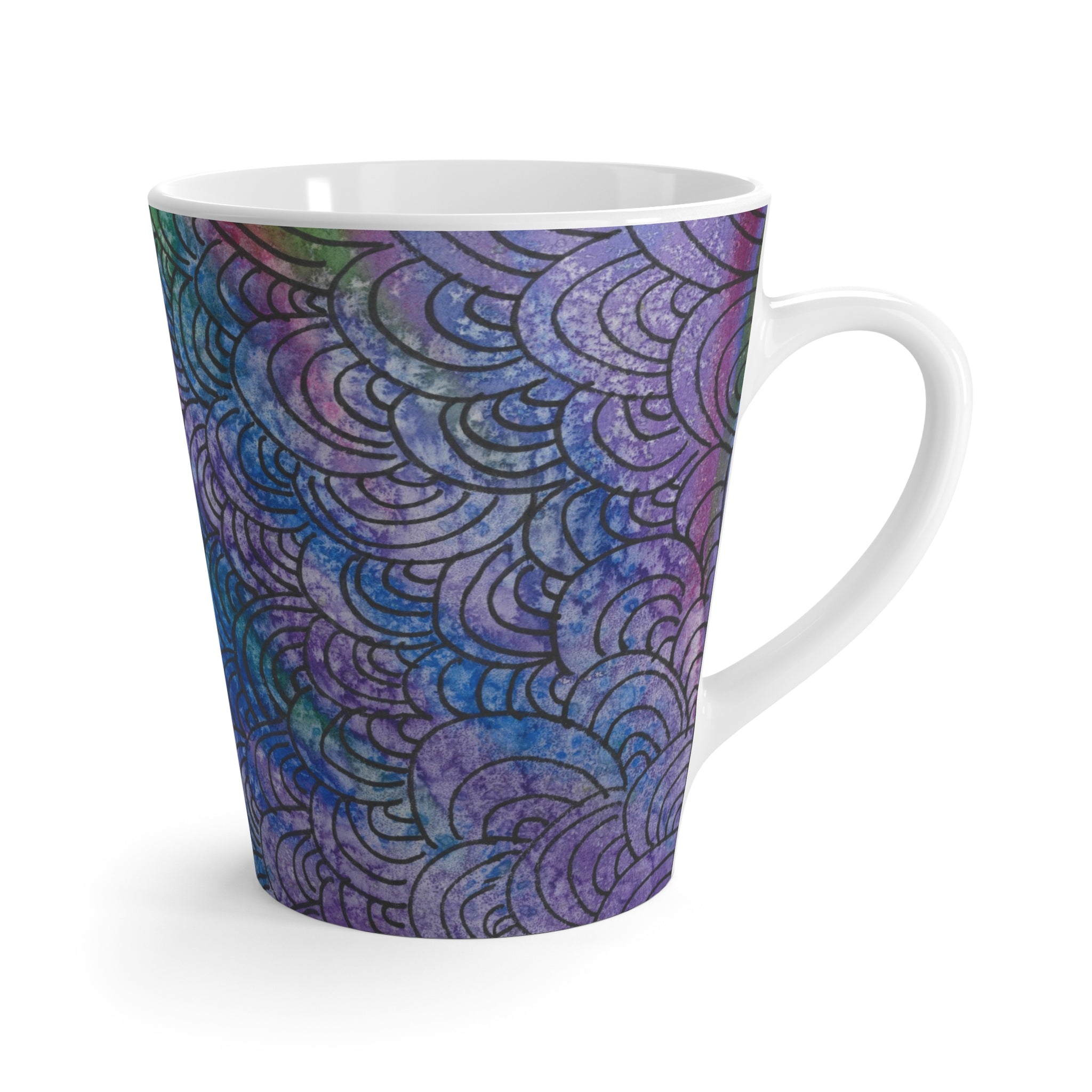 Coffee Mugs and Cups. Colourful Abstract Designs. Perfect for Home, Office or Special Gift #84 Ah The Past
