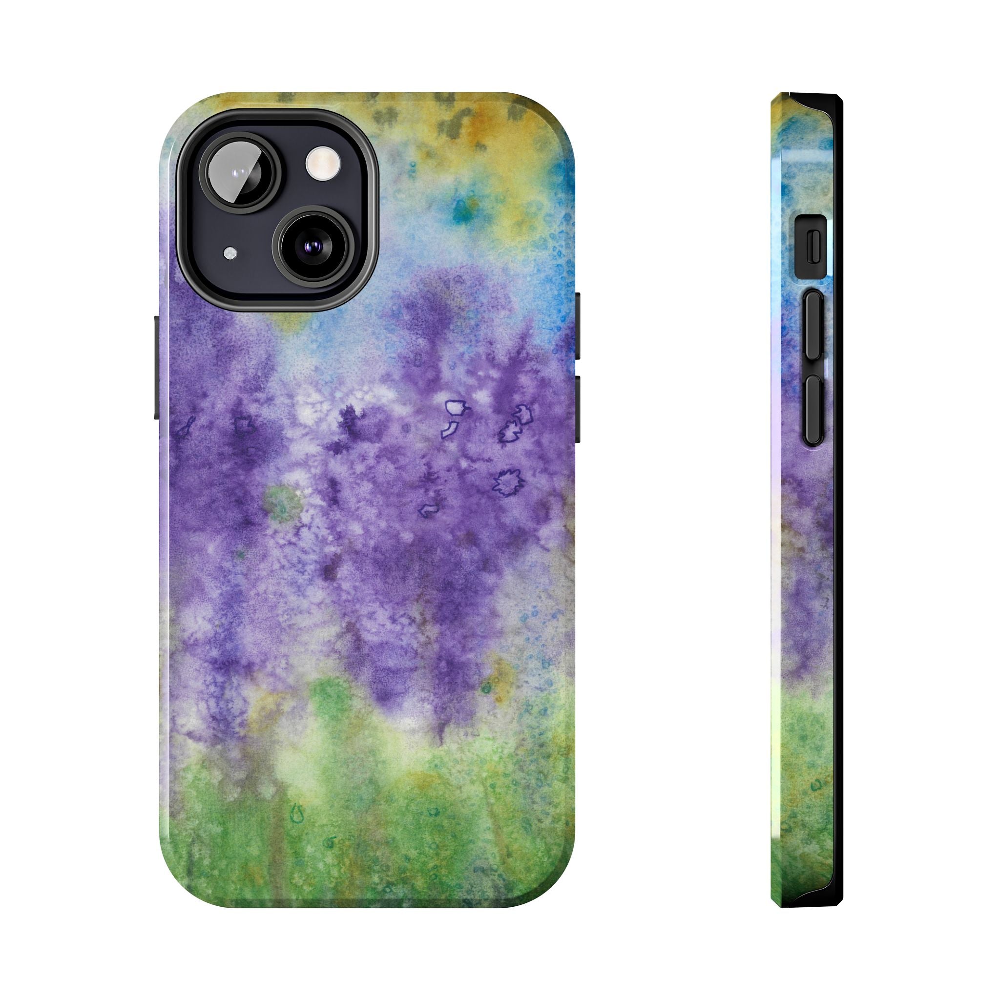 Tough Phone Case - All iPhones and Samsung Galaxys - Exciting Abstract Design #74 Lavender Fields