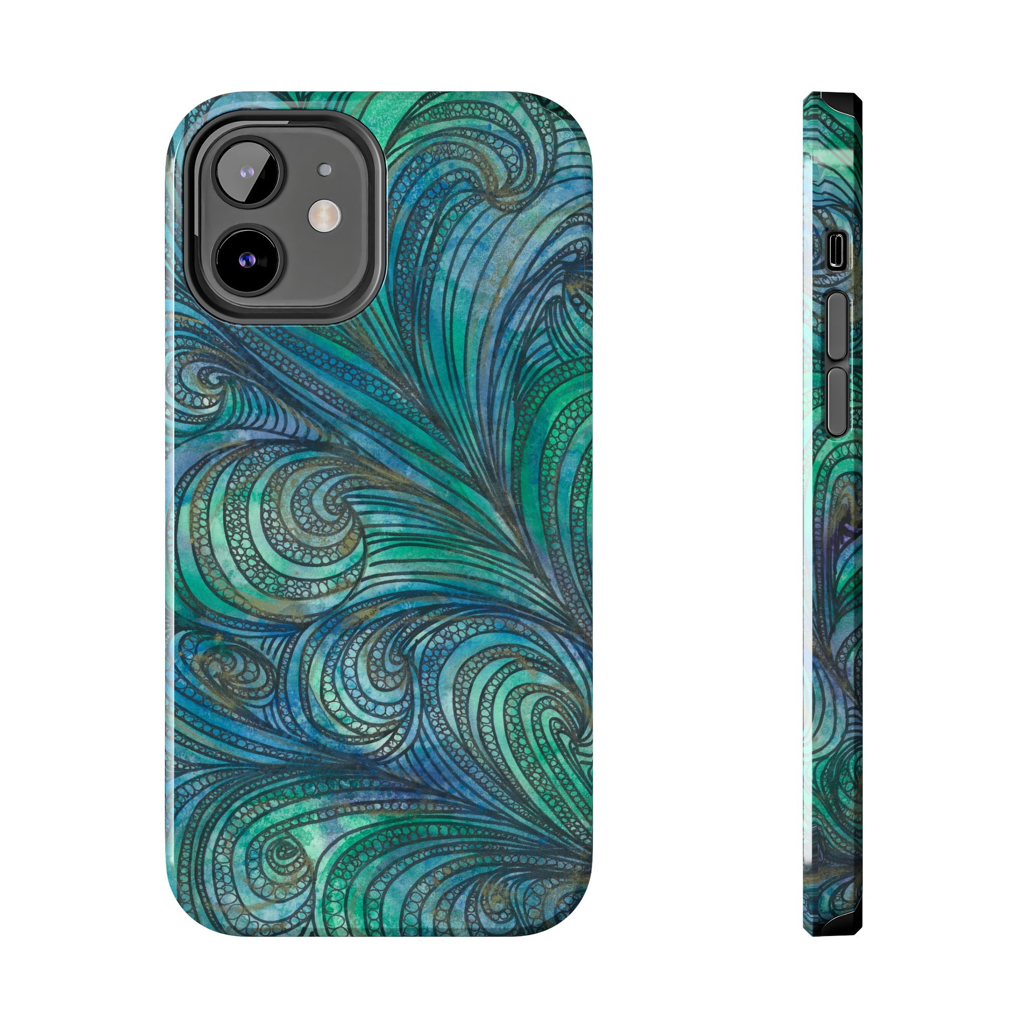Tough Phone Case - All iPhones and Samsung Galaxys - Exciting Abstract Design #71 Call Of The Sea