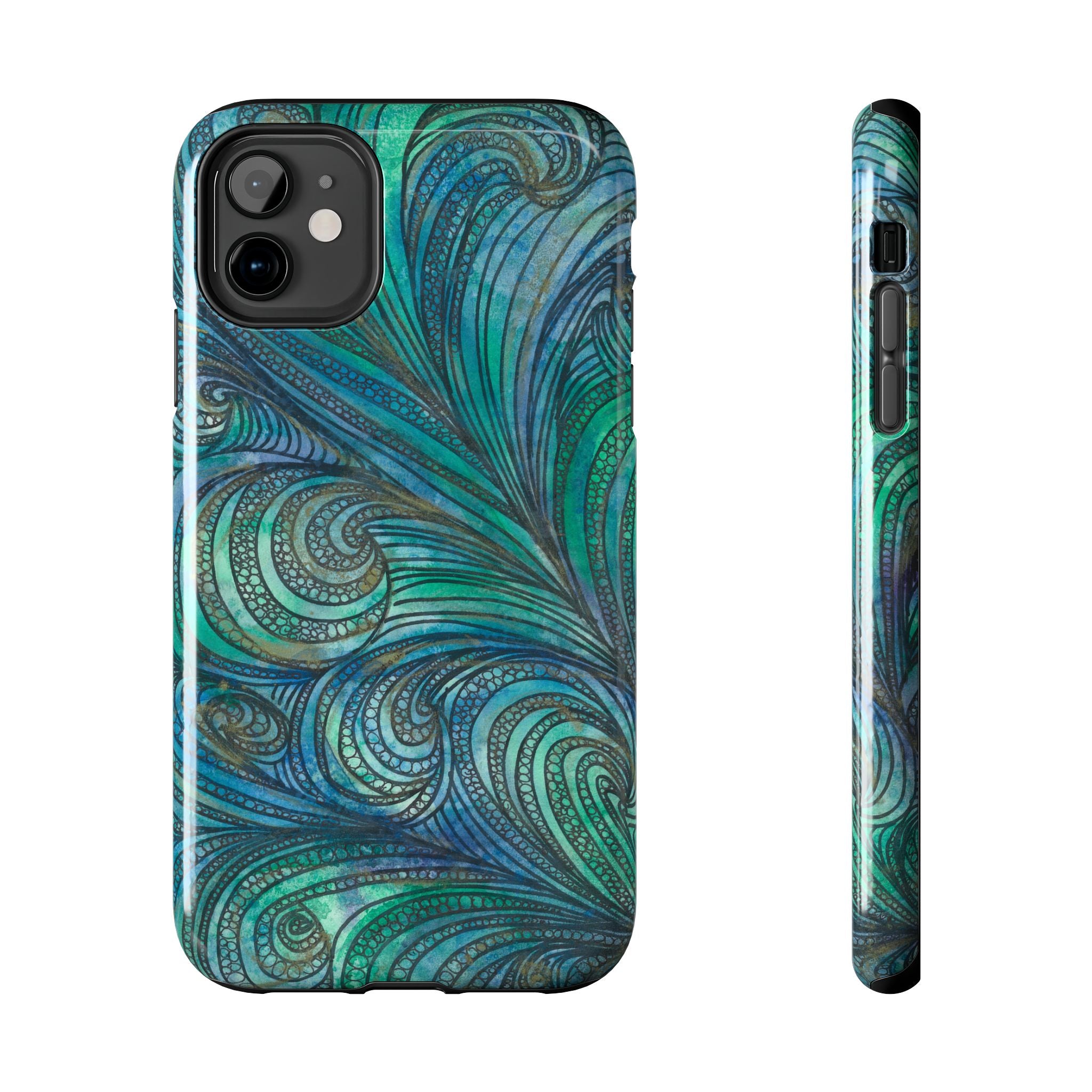 Tough Phone Case - All iPhones and Samsung Galaxys - Exciting Abstract Design #71 Call Of The Sea