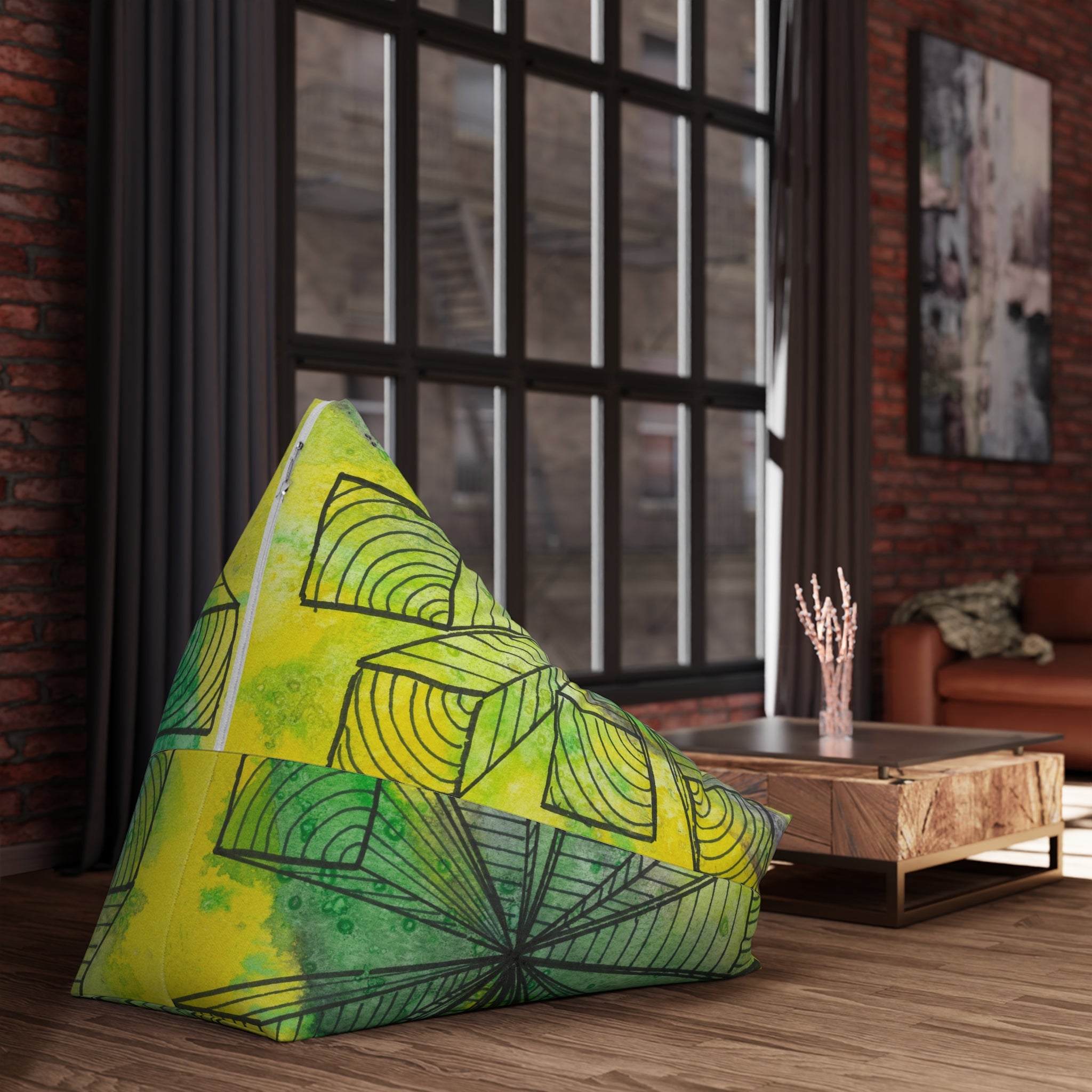 Bean Bag Chair Covers For Indoor & Outdoor - 2 Sizes - Exciting Abstract Design #89 The Wayseers