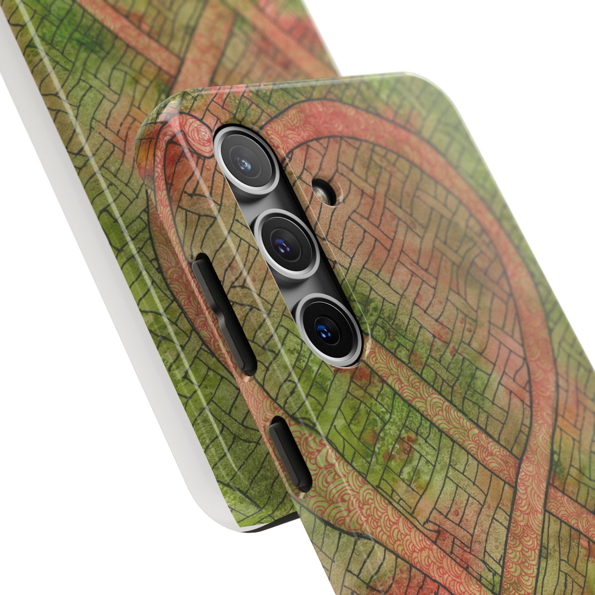 Tough Phone Case - All iPhones and Samsung Galaxys - Exciting Abstract Design #57 Celtic Flavours